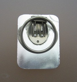 Silver other of Pearl Scarf Clip Vintage