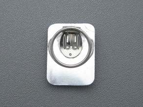 Silver other of Pearl Scarf Clip Vintage