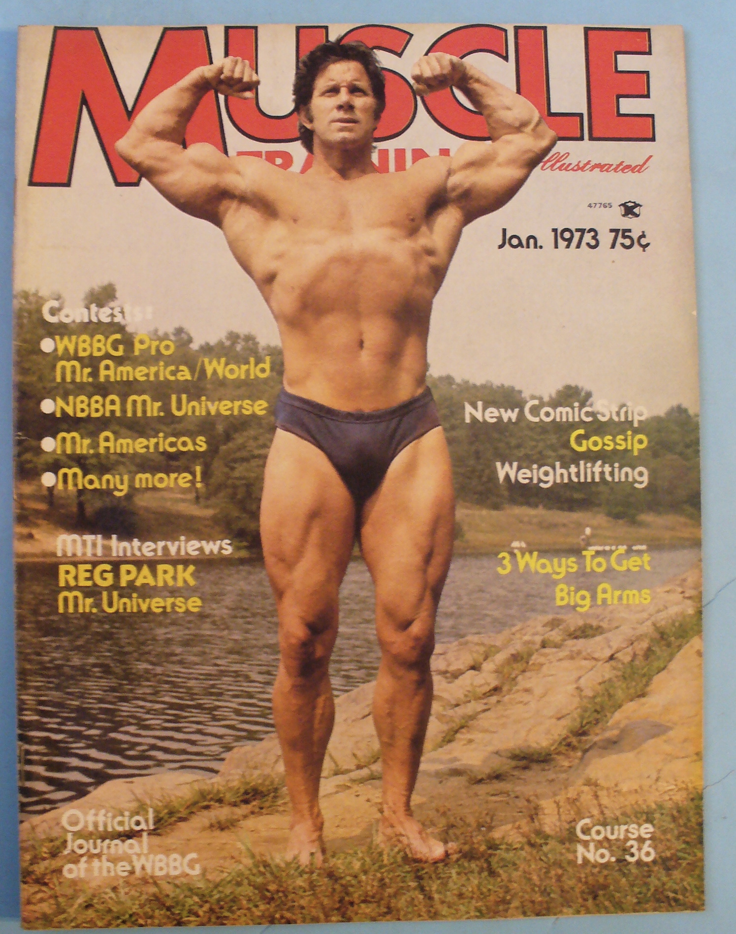 Muscle Training Magazine January 1973 Reg Park