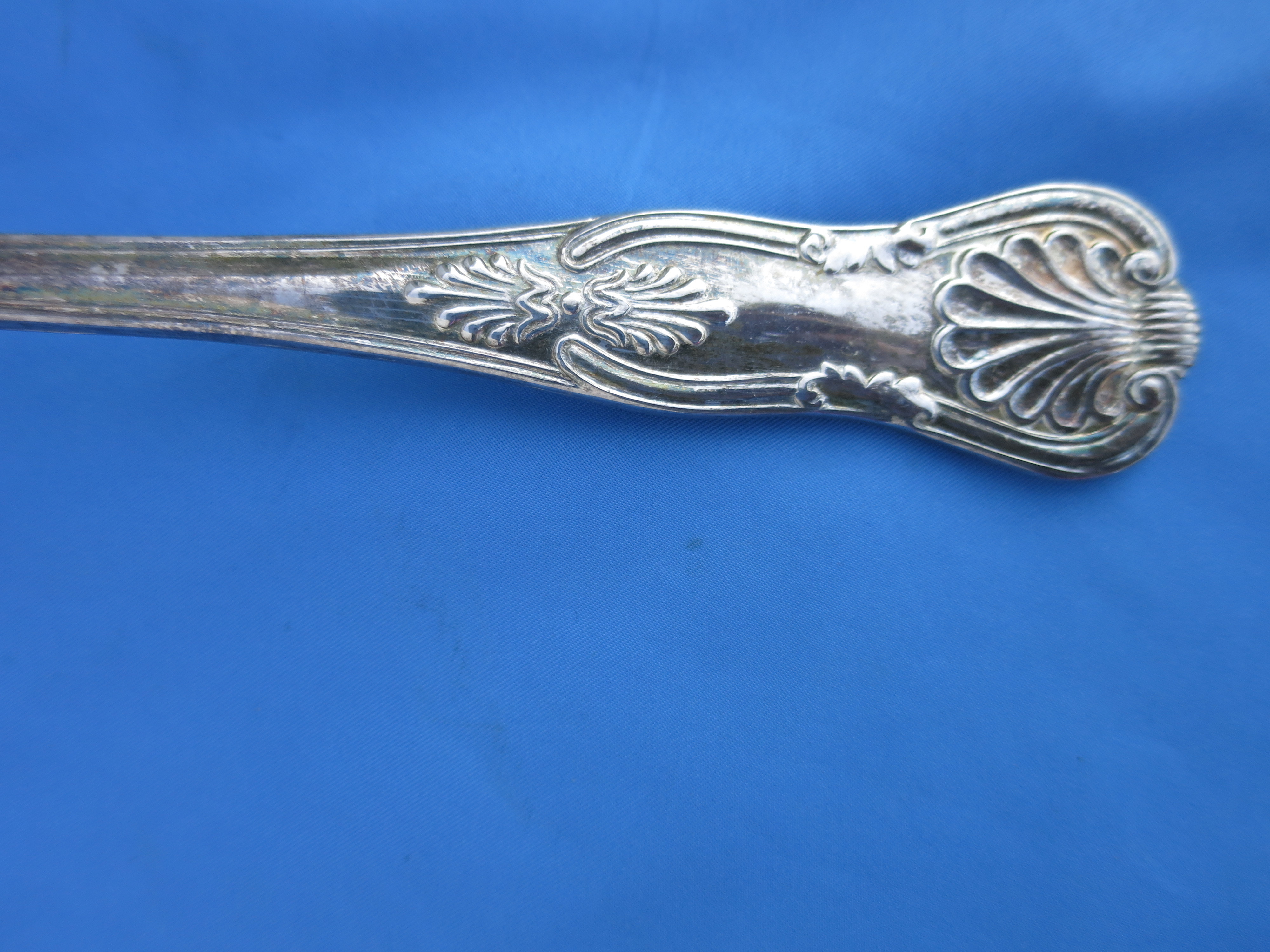 F B Rogers Silver Plate Pasta server spaghetti spoon Italy