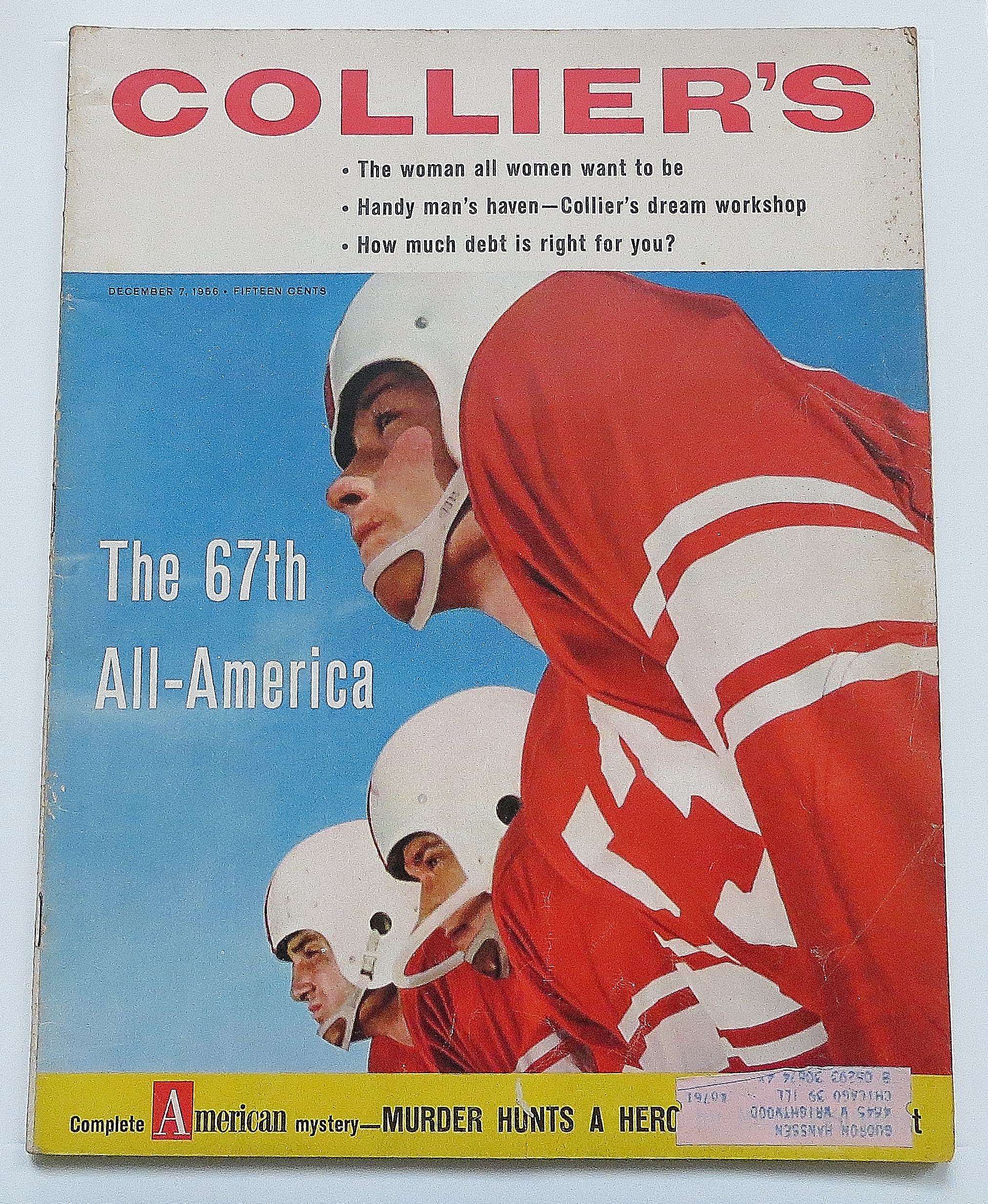 Collier's Magazine December 7, 1956 67th All America