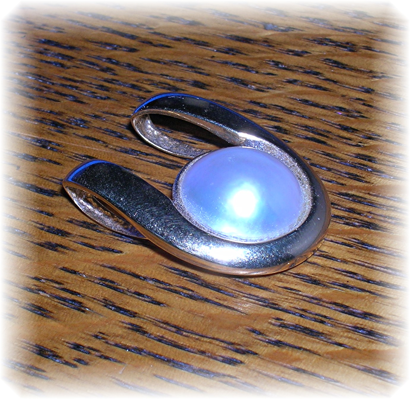 Pendant 14K Yellow Gold MABE Pearl