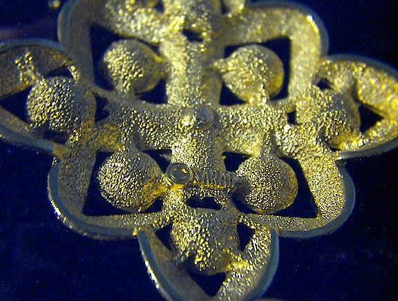 Necklace Sarah Coventry Gold Light and Dark Crystals