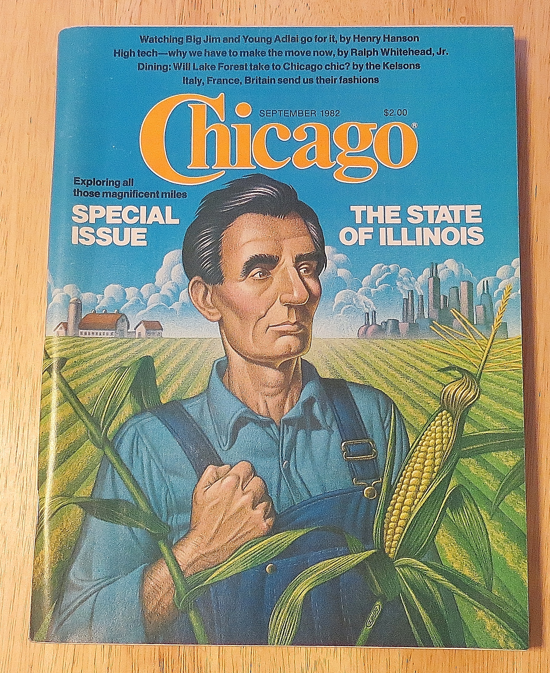 Chicago Magazine September 1982 State Of Illinois