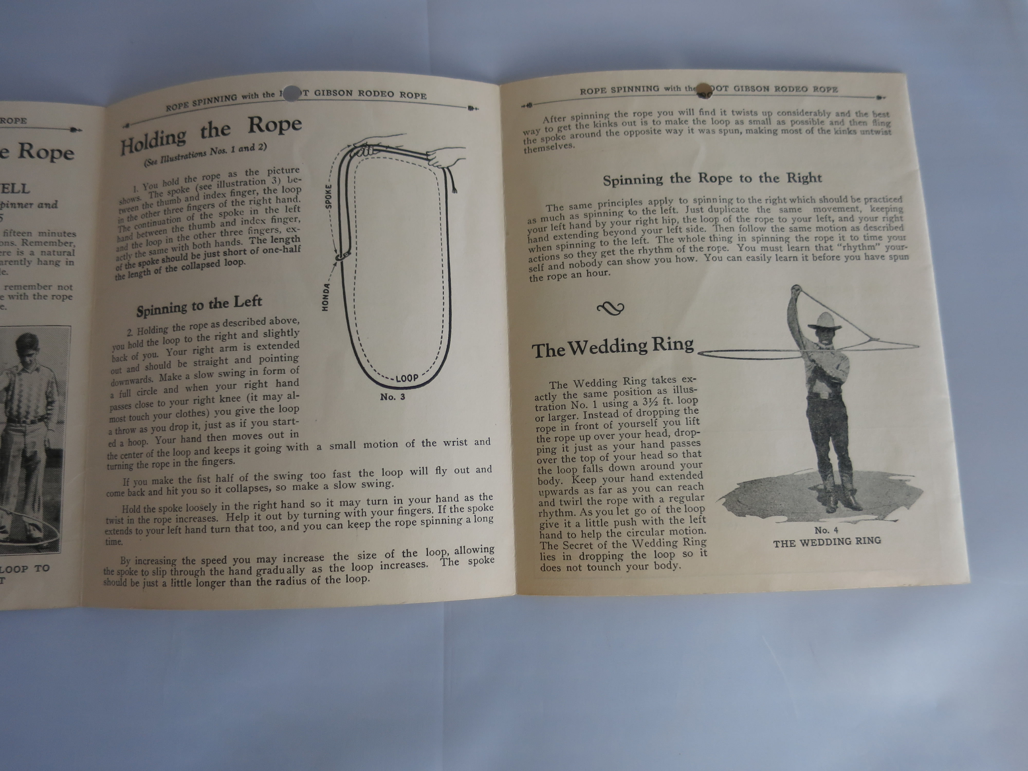 Rope Spinning with Hoot Gibson Rodeo Rope 1929 Booklet