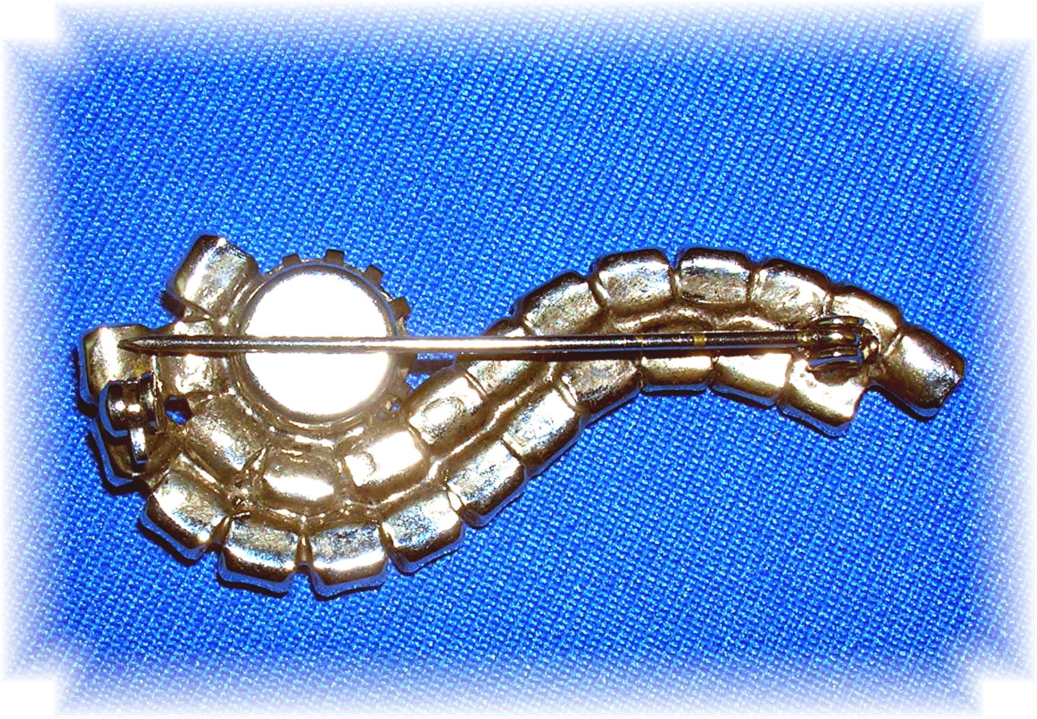 Sparkling Rhodium Rhinestone Brooch