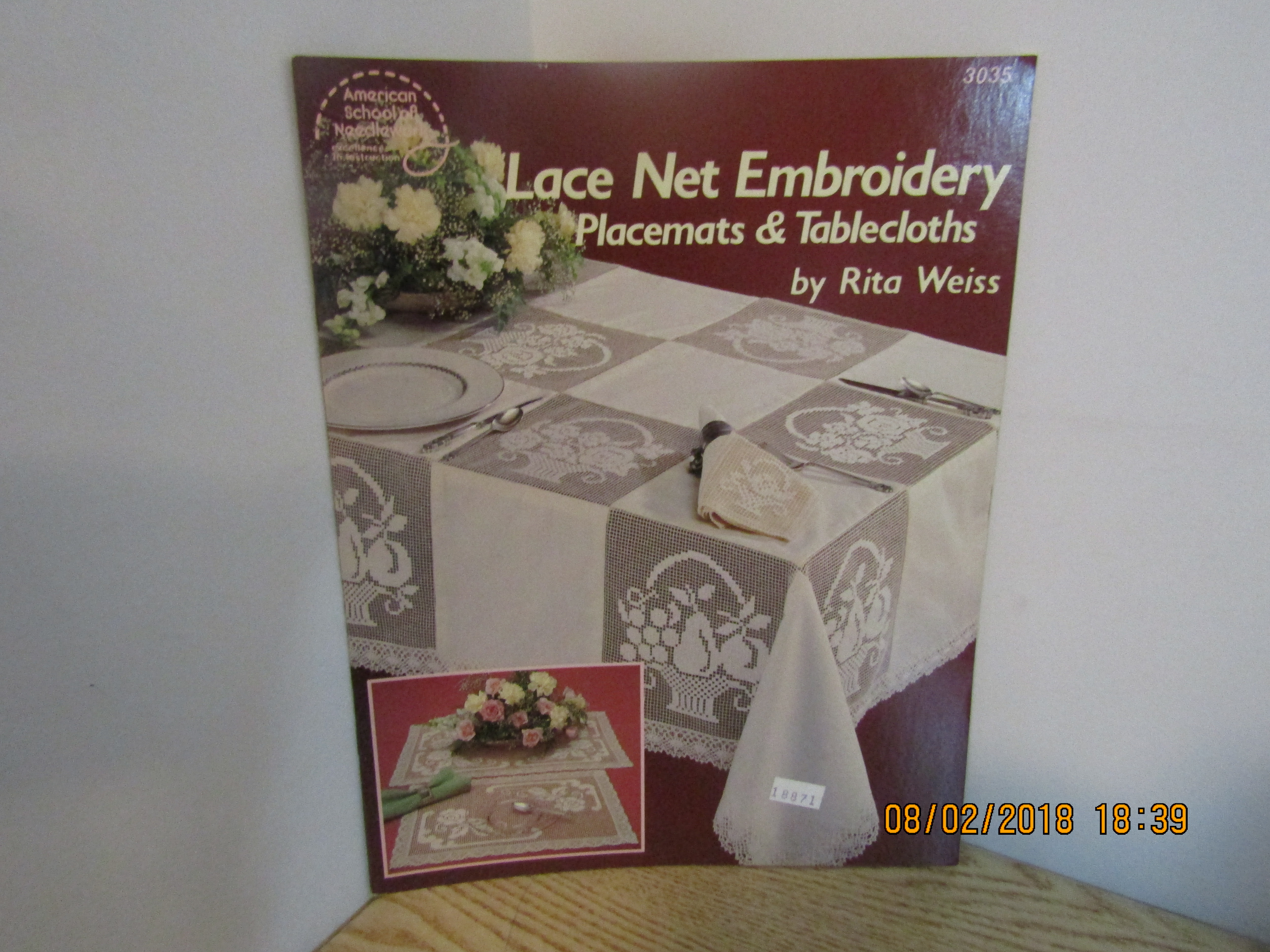 ASN Lace Net Embroidery Placemats & Tablecloths #3035