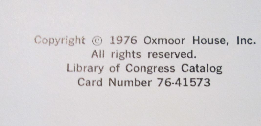 The Quick and Easy Cookbook 1976