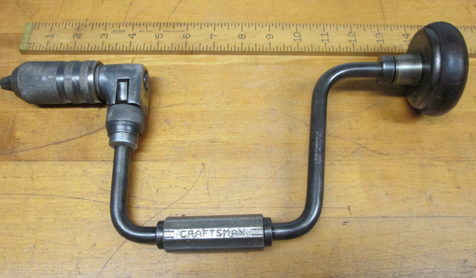 Craftsman Carpenters Ratchet Auger Brace 10 Inch
