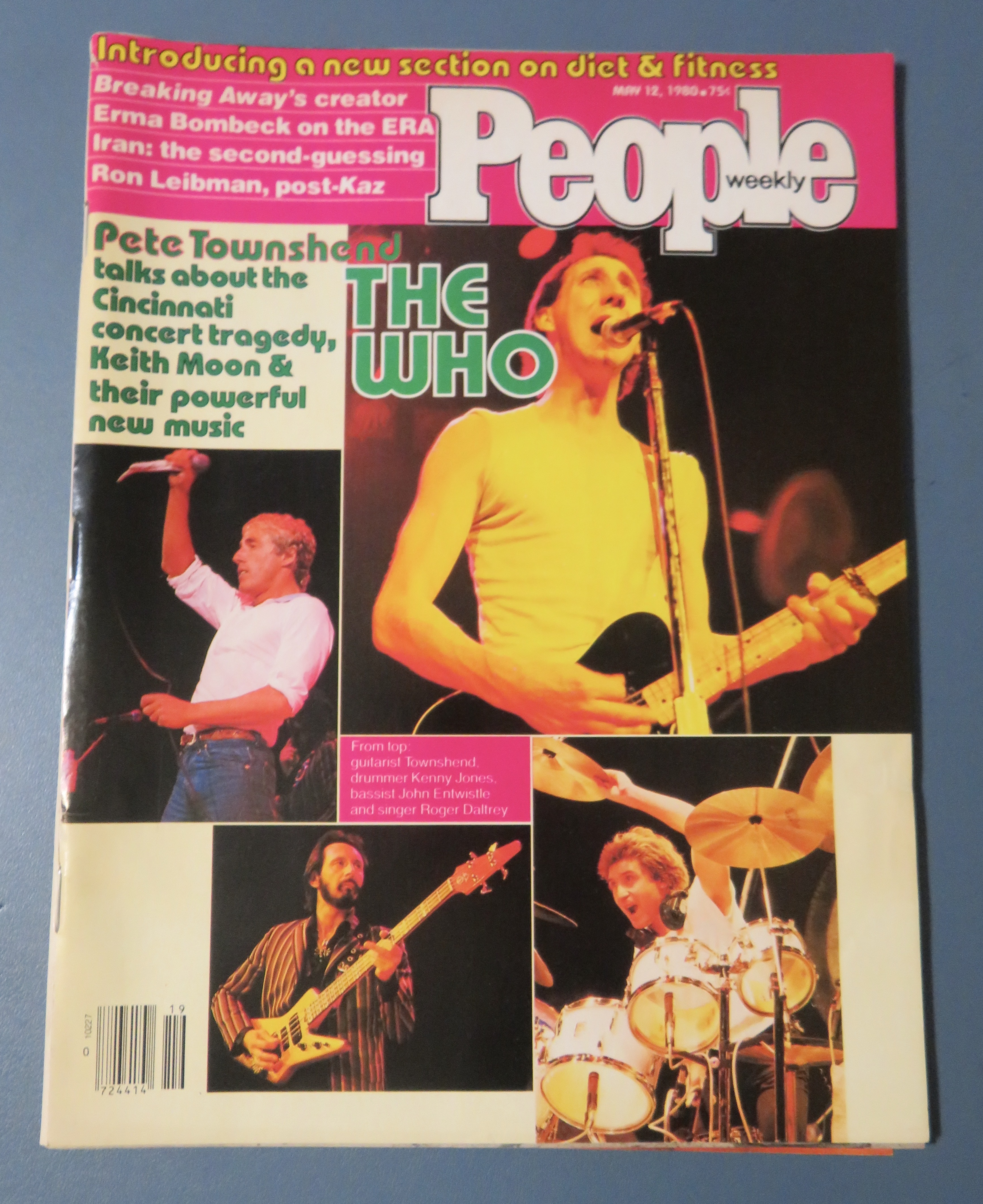 People Weekly Magazine May 12, 1980 The Who