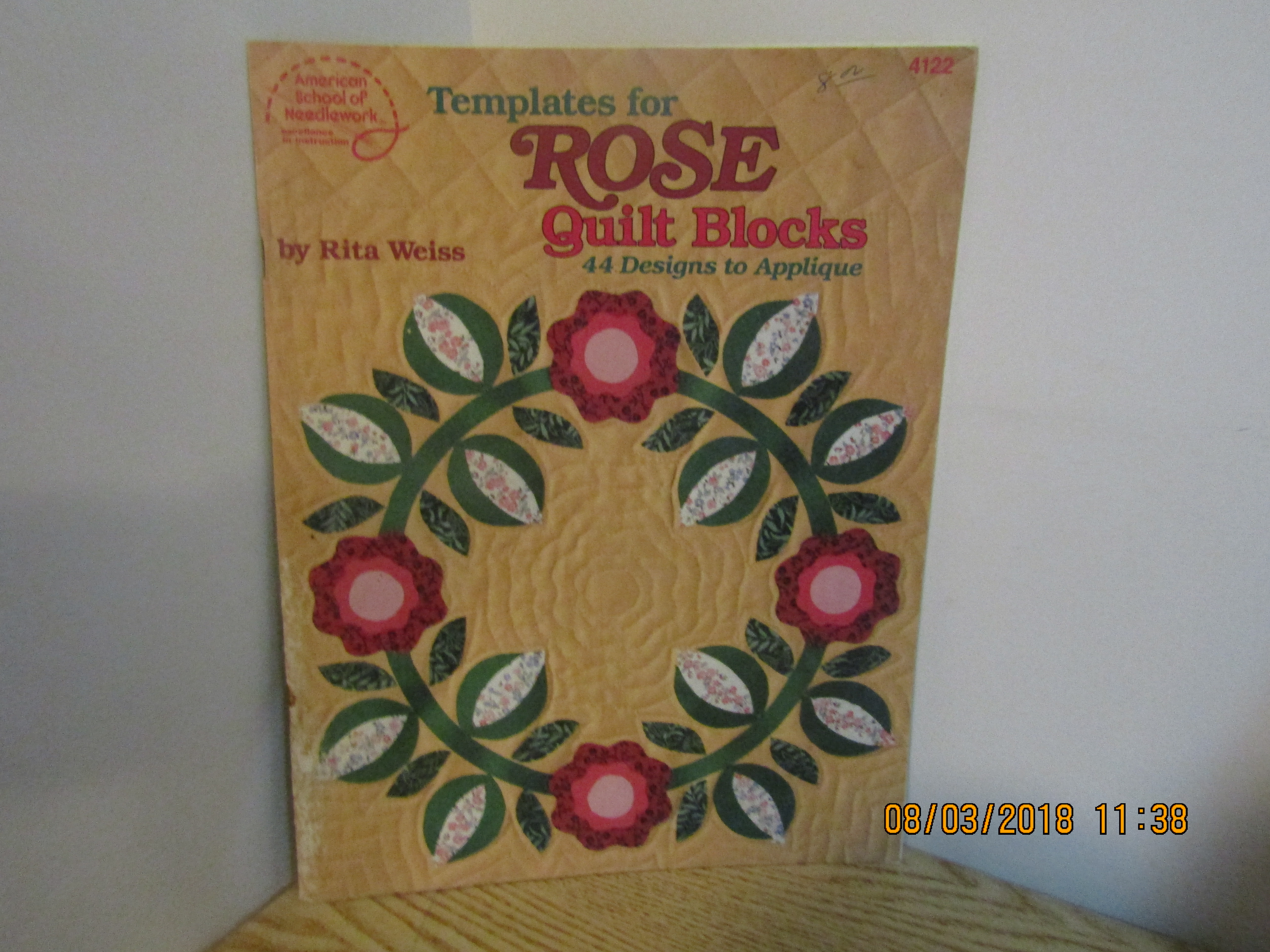 ASN Templates for Rose Quilt Blocks #4122