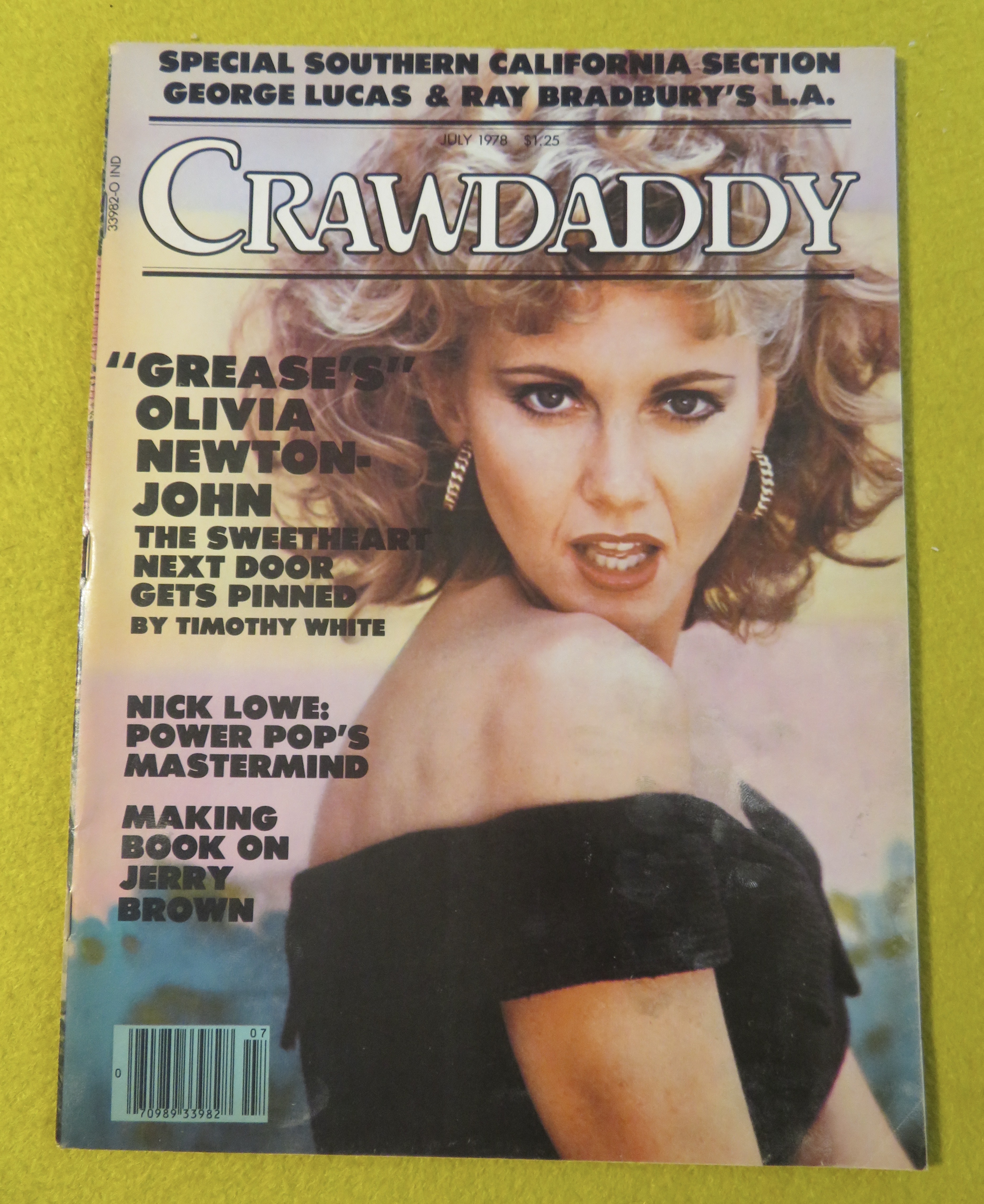 Crawdaddy Magazine July 1978 Olivia Newton John
