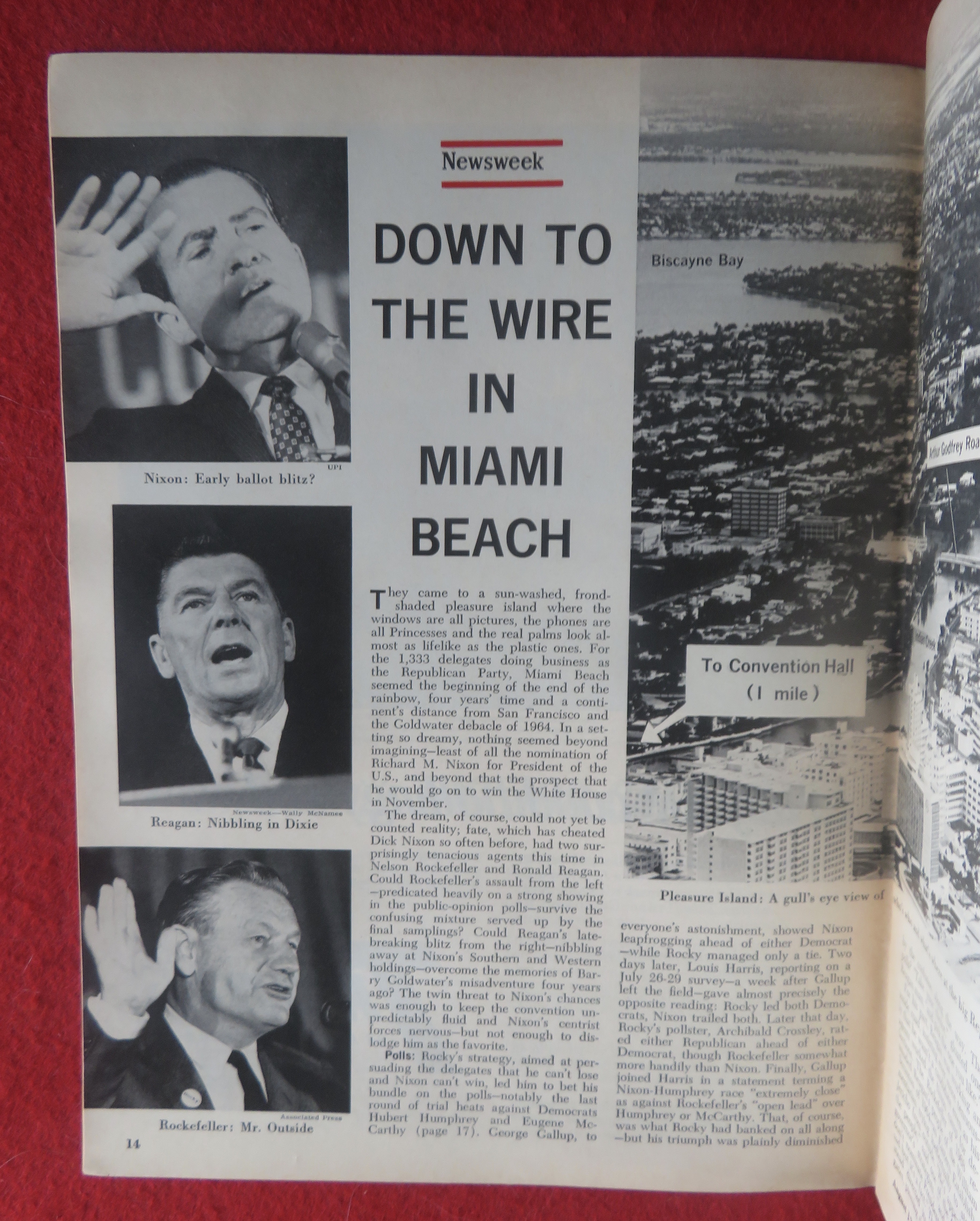 Newsweek Magazine August 12, 1968 The GOP In Miami