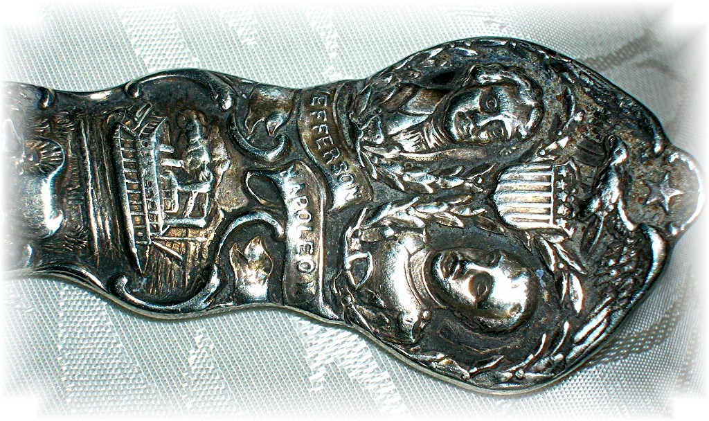 Solid Silver 1904 Jefferson & Napolean St Lou