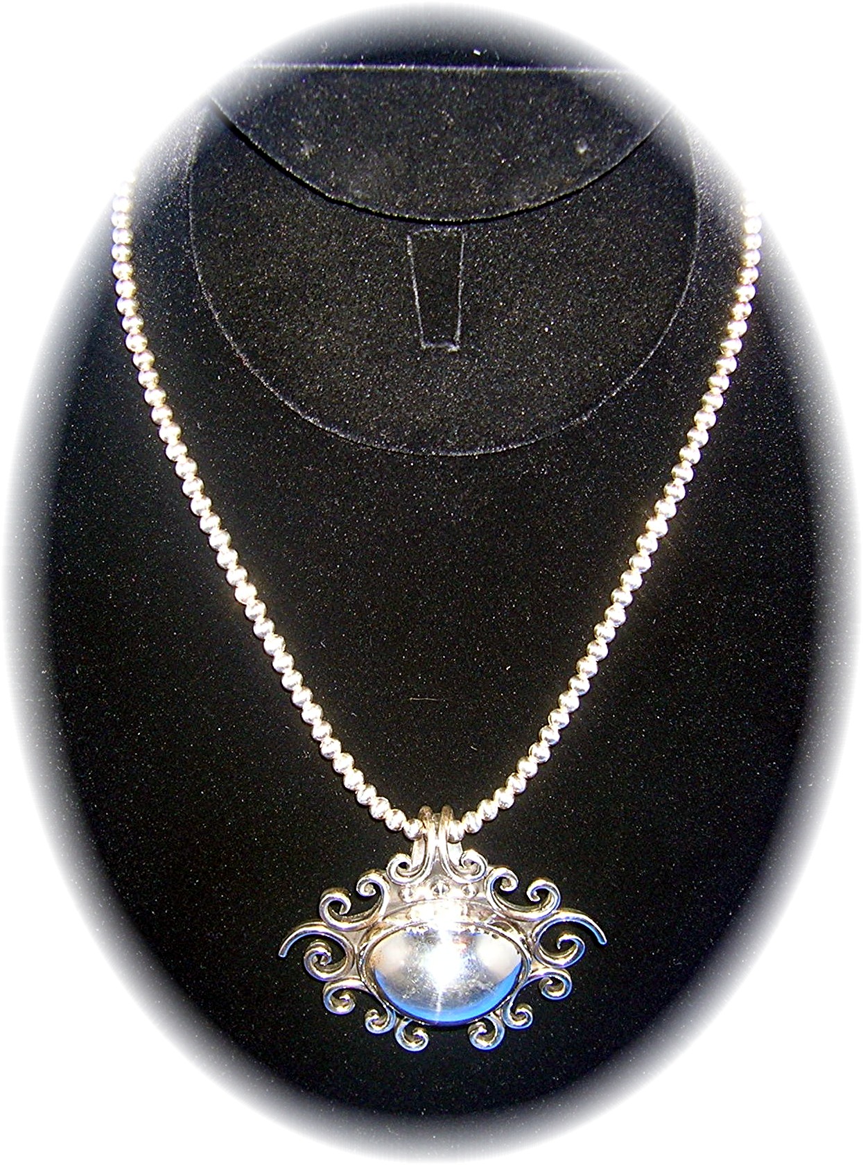 Sterling Silver Ornate Pendant