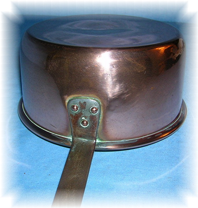 Old Copper Saucepan Cooking Pot