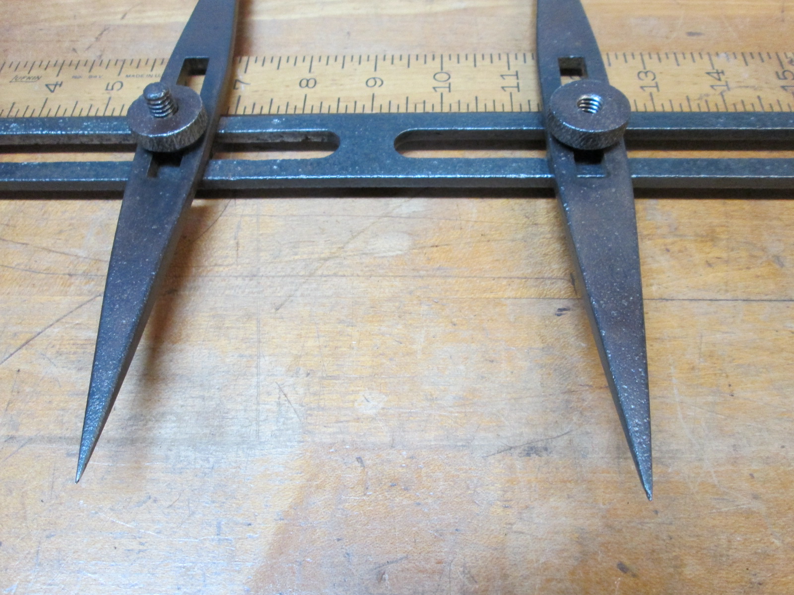 Beam Trammels/Caliper Iron CA 1880's