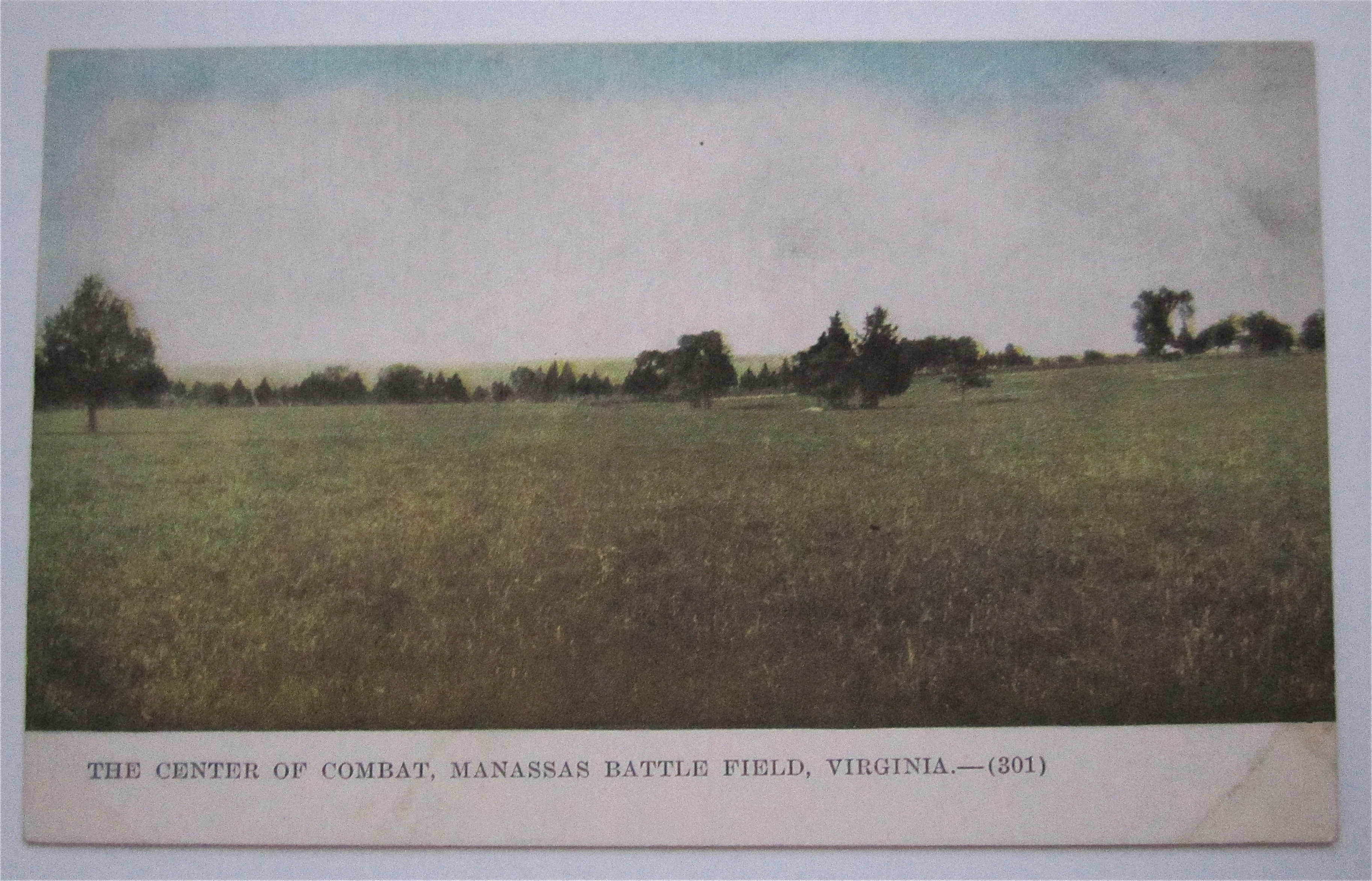 Manassas Battle Field, Virginia Postcard