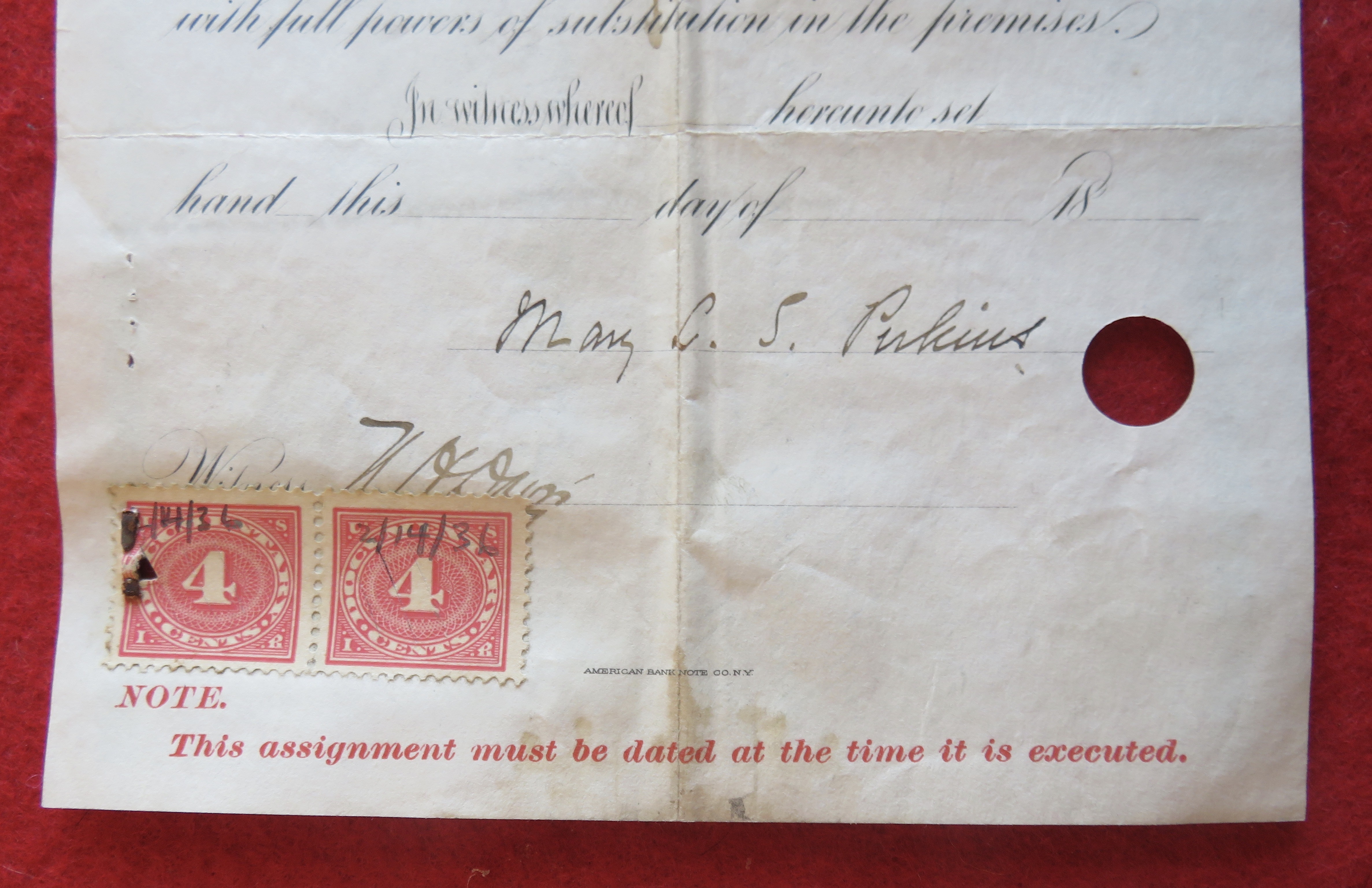 1893 Little Miami Railroad Stock Certificate