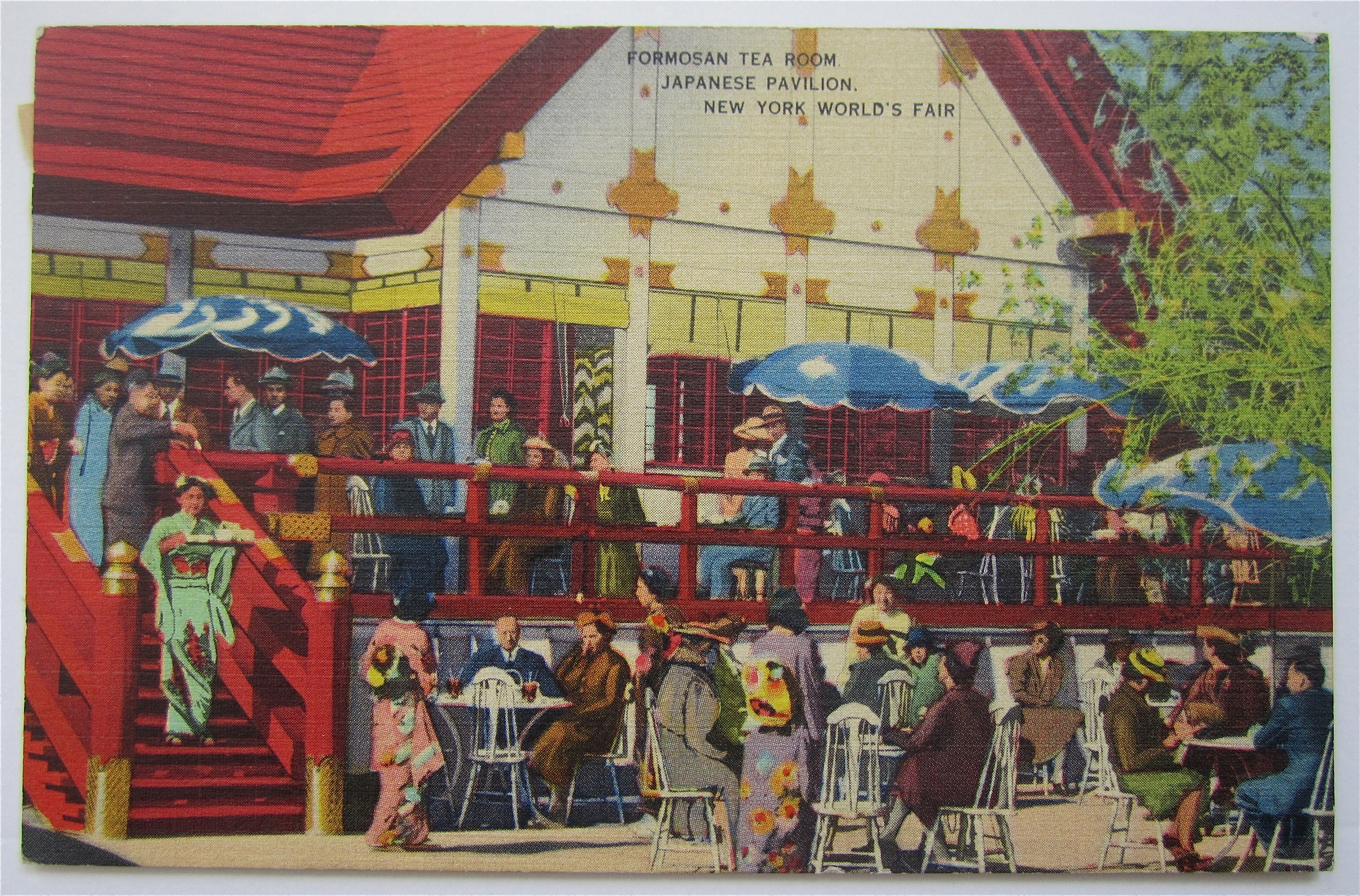 Formosan Tea Room, New York Fair Postcard