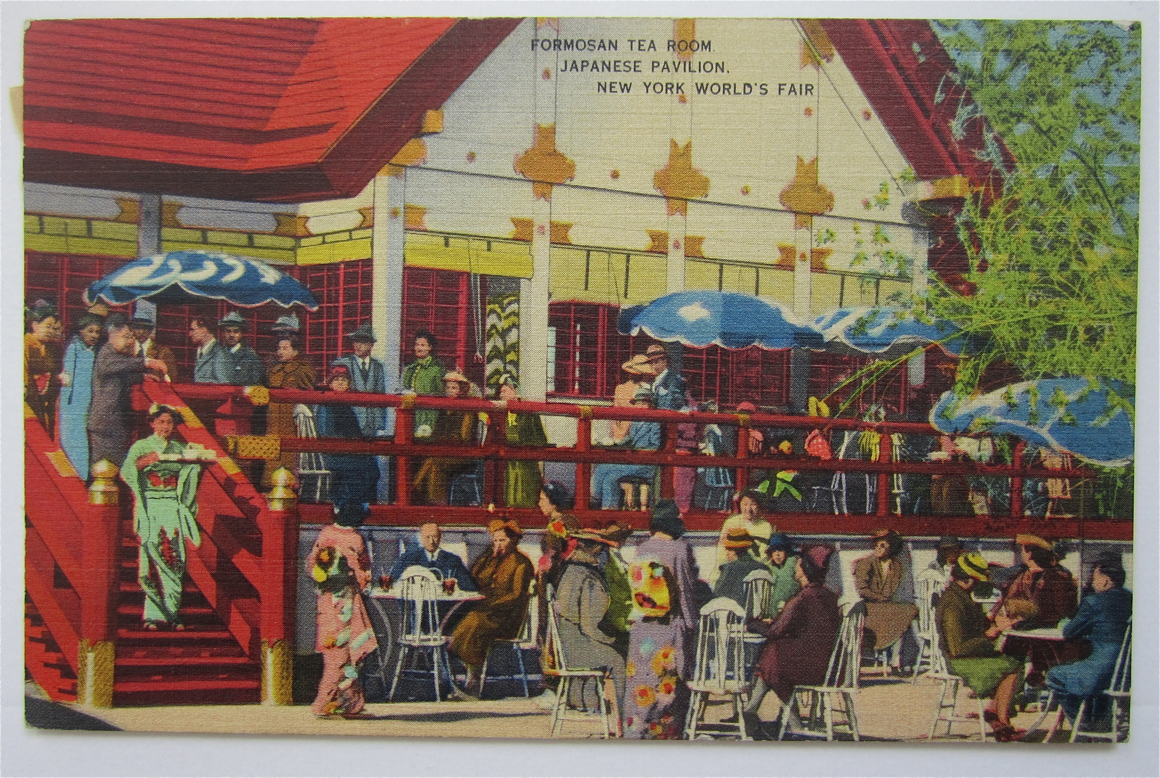 Formosan Tea Room, New York Fair Postcard