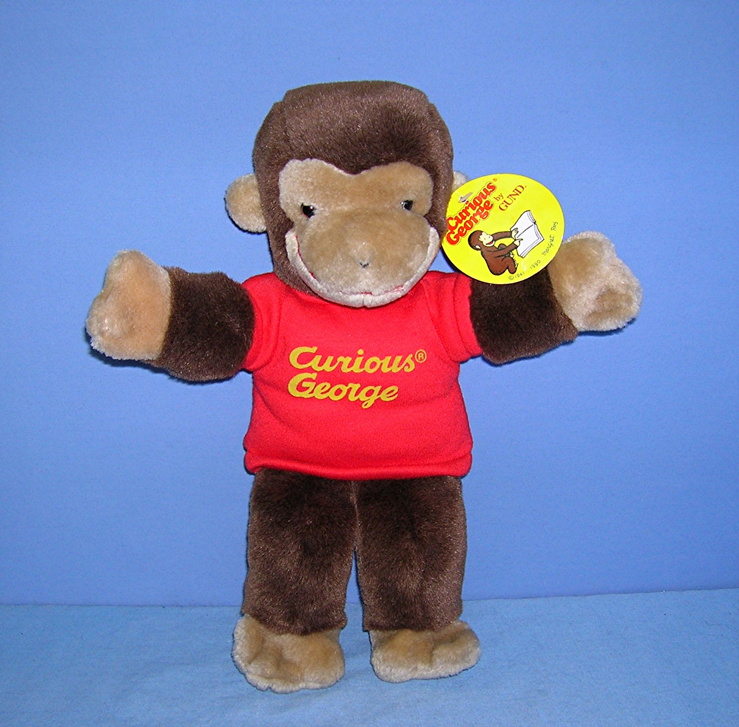 Curious George hand puppet  by GUND 12 Inch