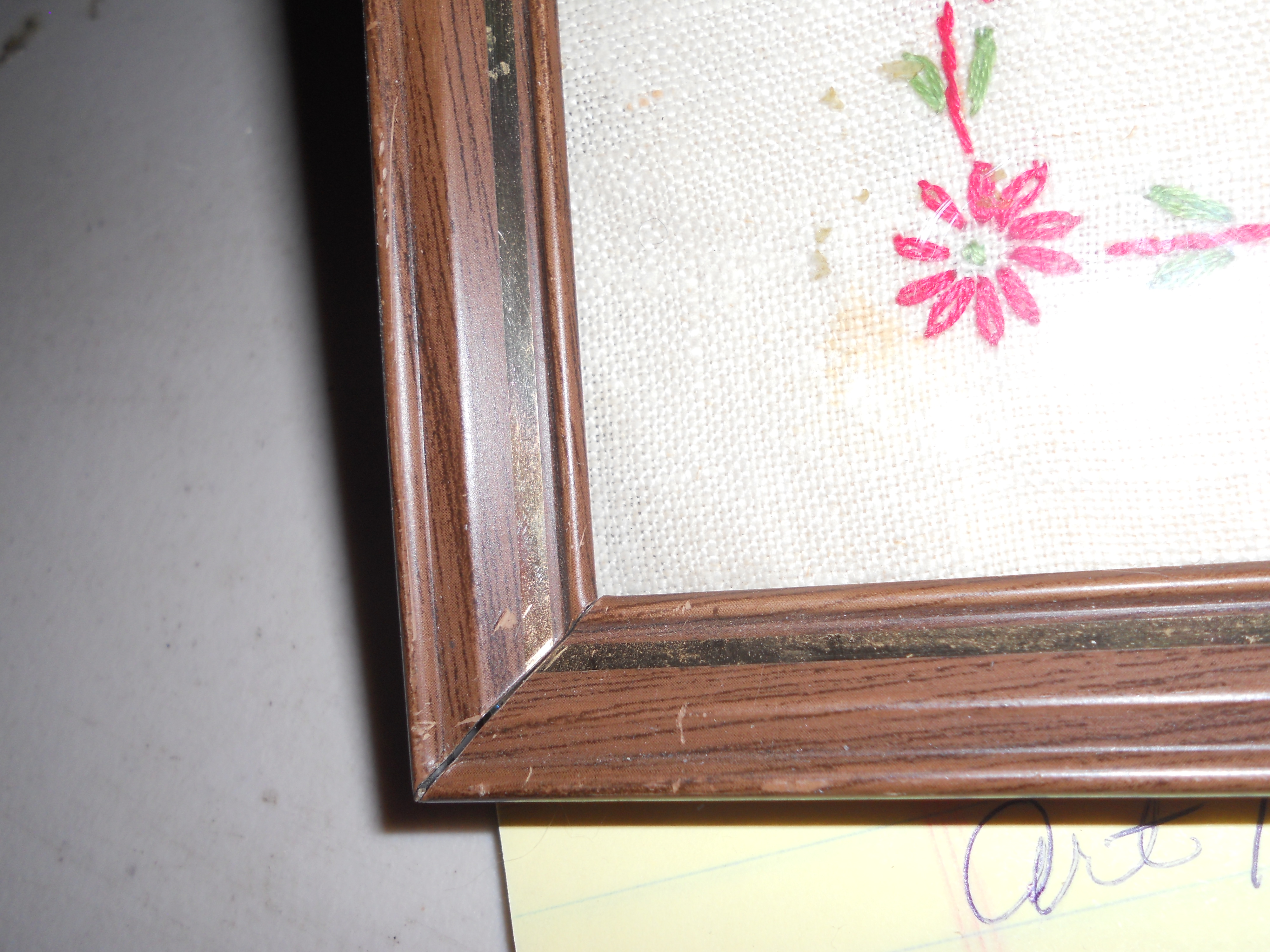Needlepoint Picture Framed