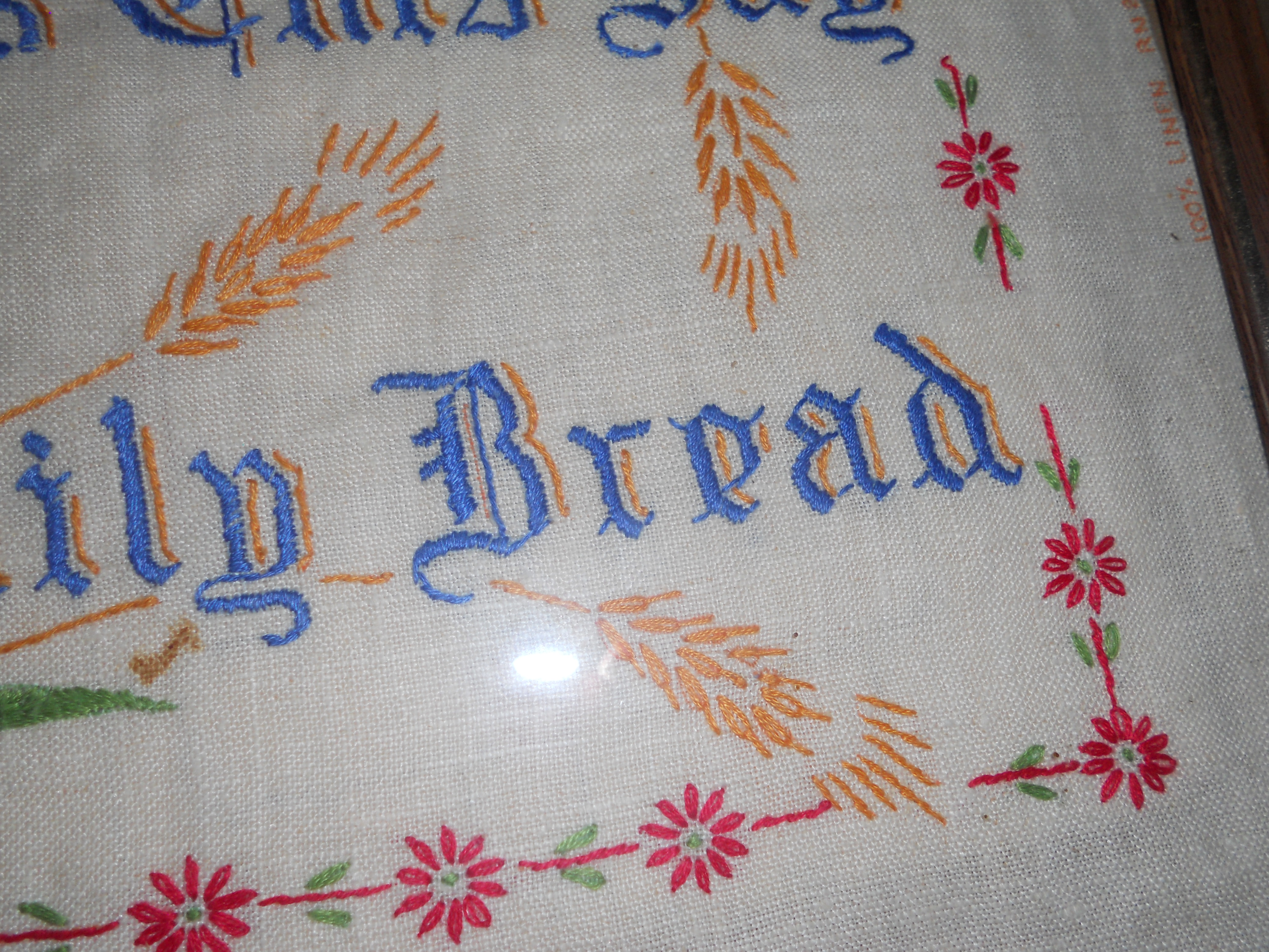 Needlepoint Picture Framed