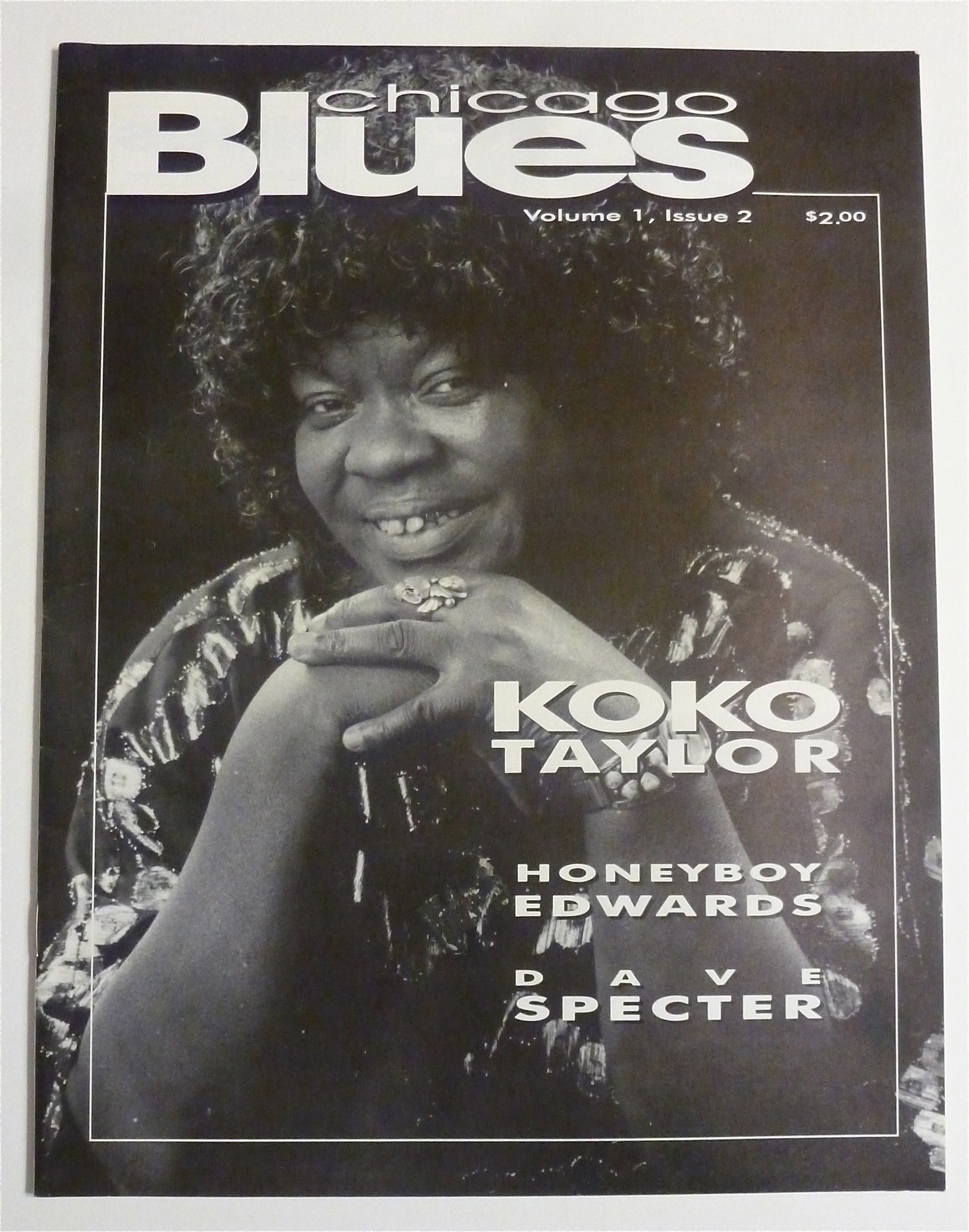 Chicago Blues Magazine September 1992 Koko Taylor