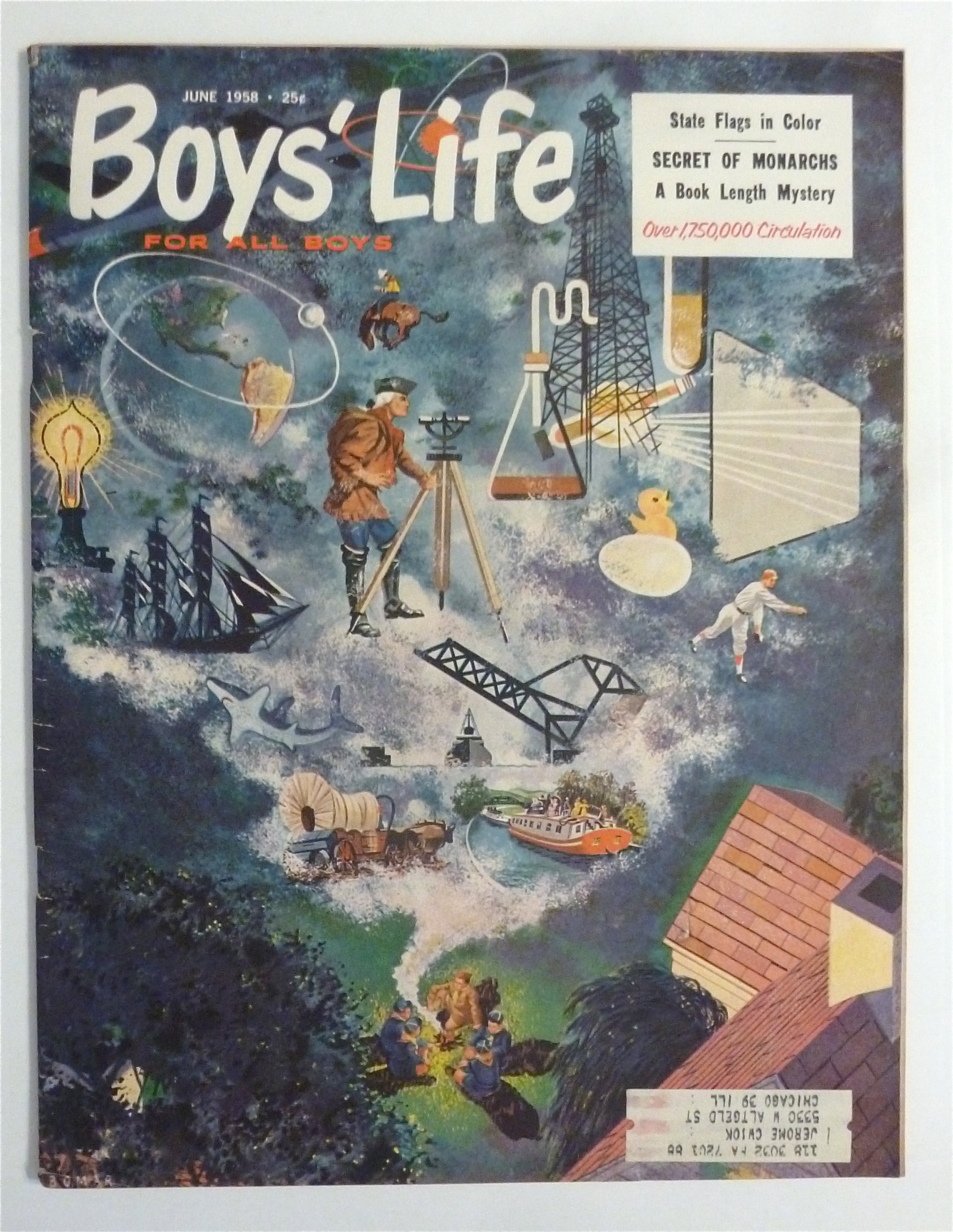 Boys Life Magazine-June 1958-Secret Of Monarchs