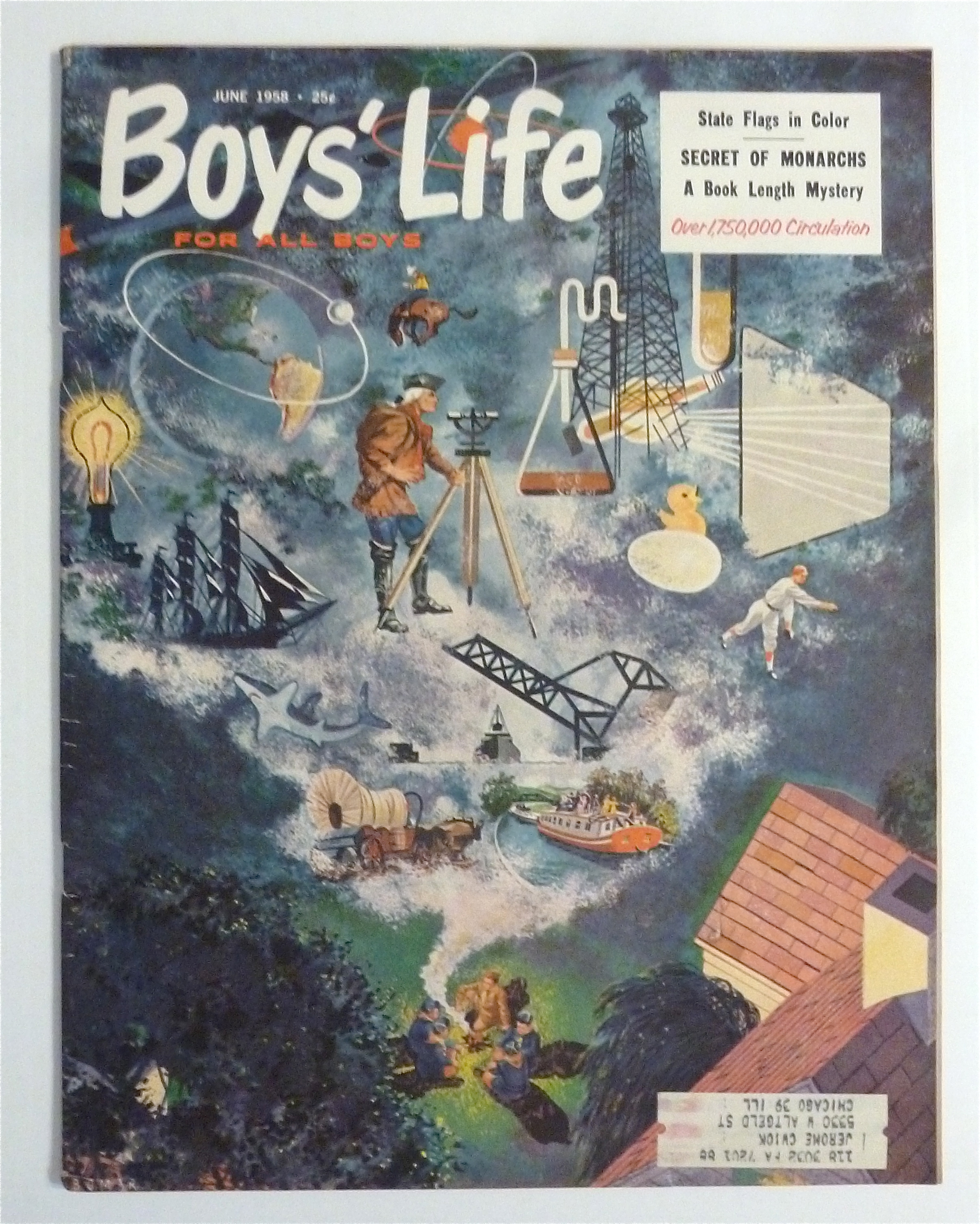 Boys Life Magazine-June 1958-Secret Of Monarchs