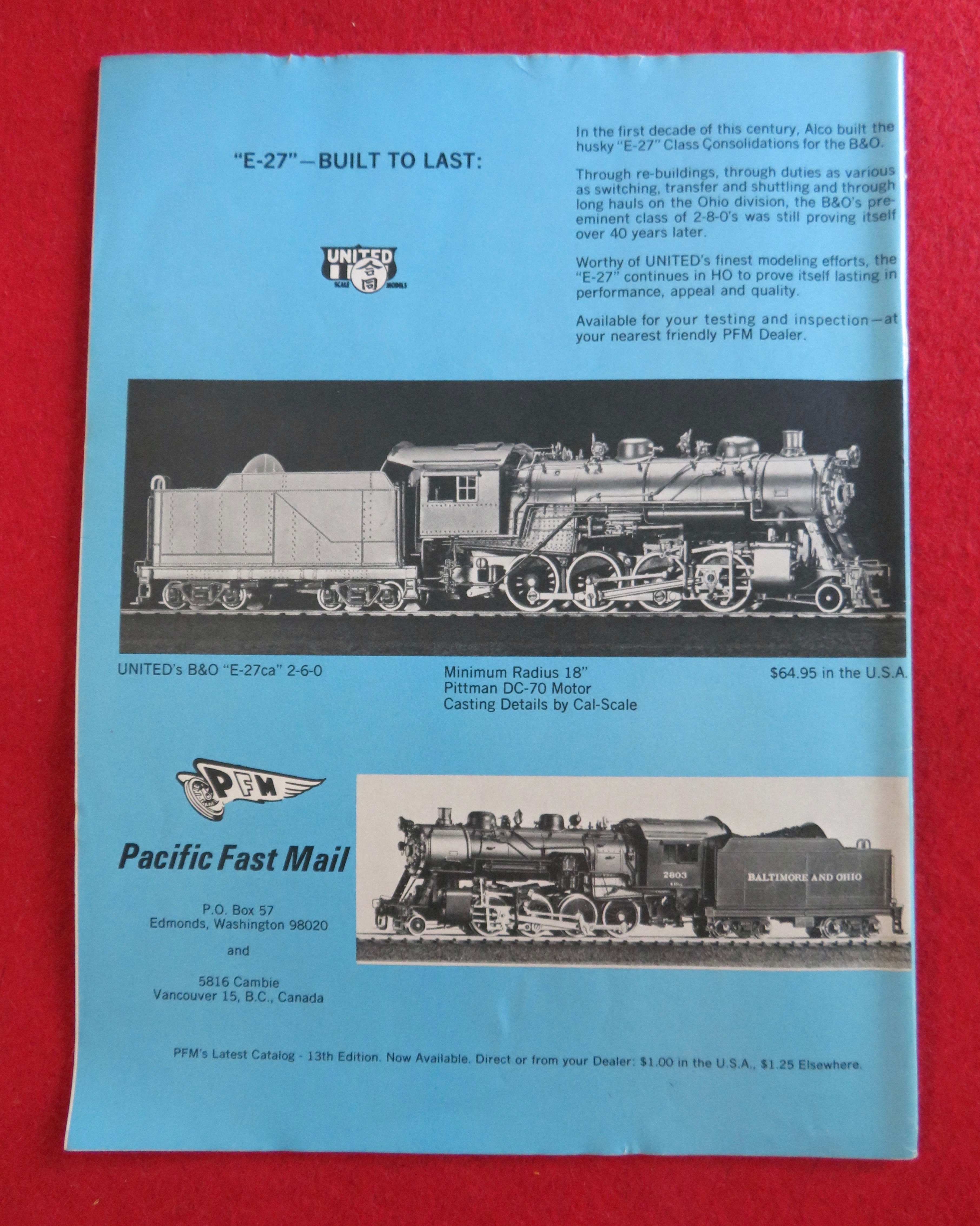 Railroad Model Craftsman Magazine August 1969