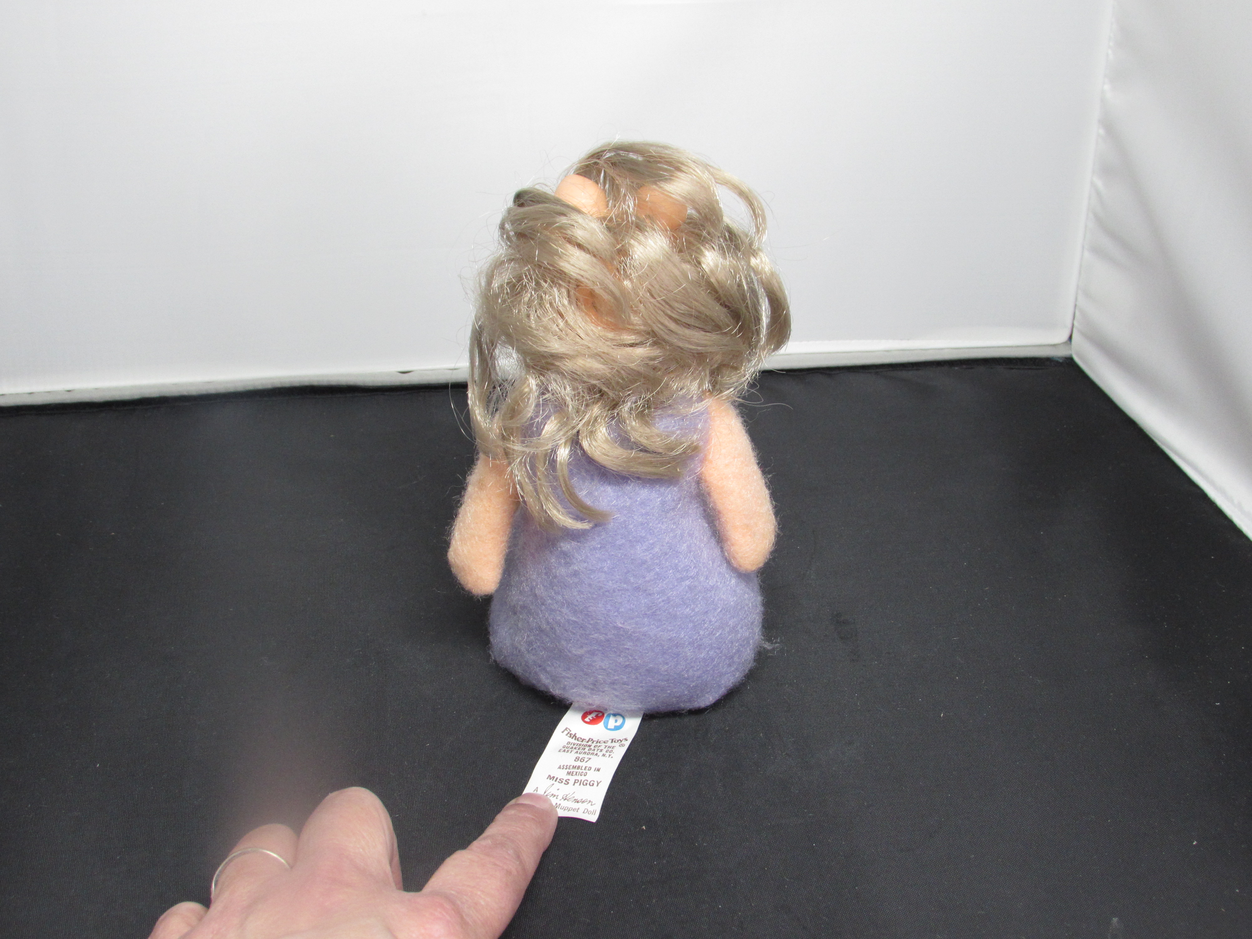 Miss Piggy Bean Bag Toy Fisher Price Jim Hensen 1979