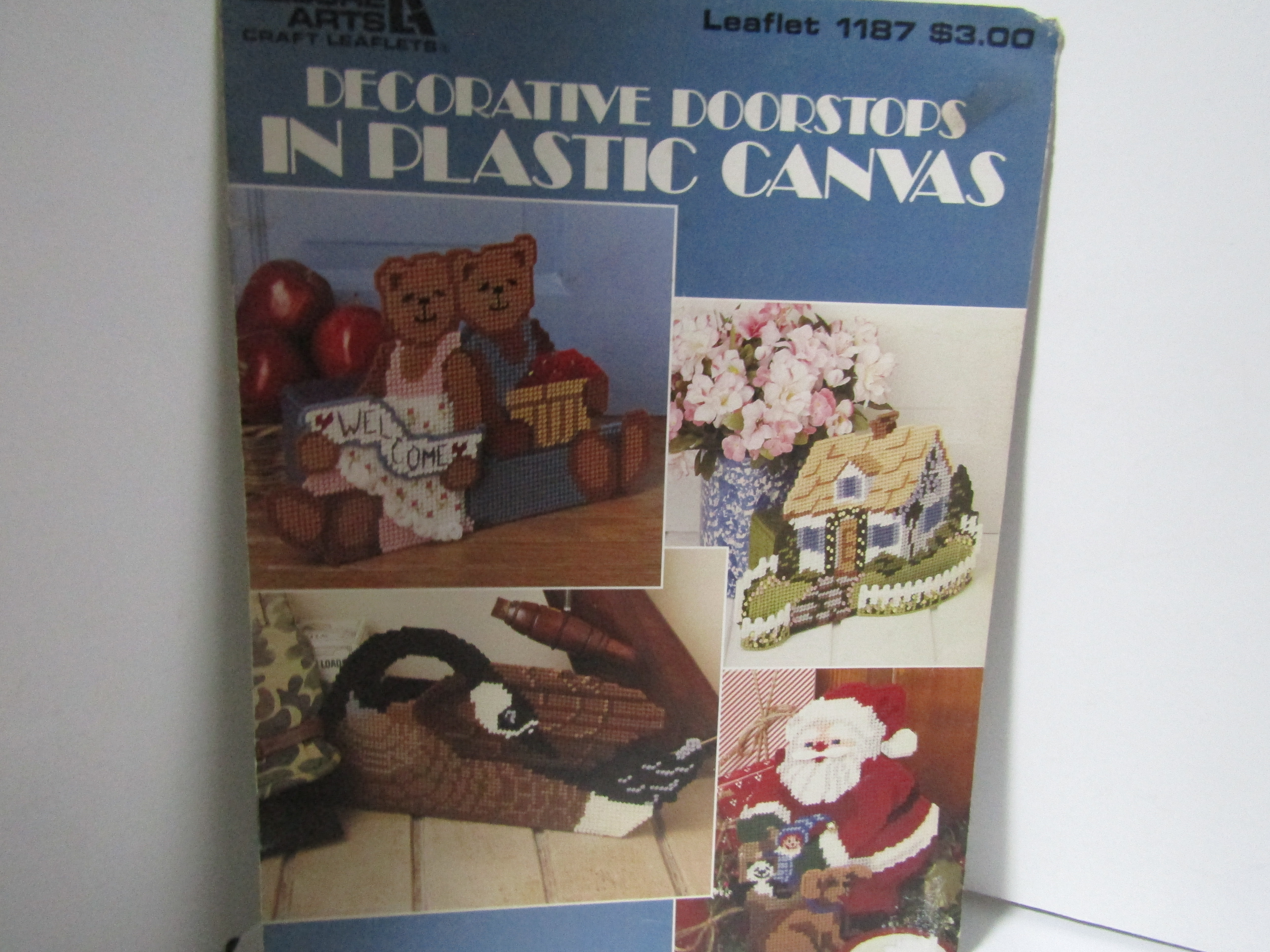 Leisure Arts Decorative Doorstop In PlasticCanvas #1187