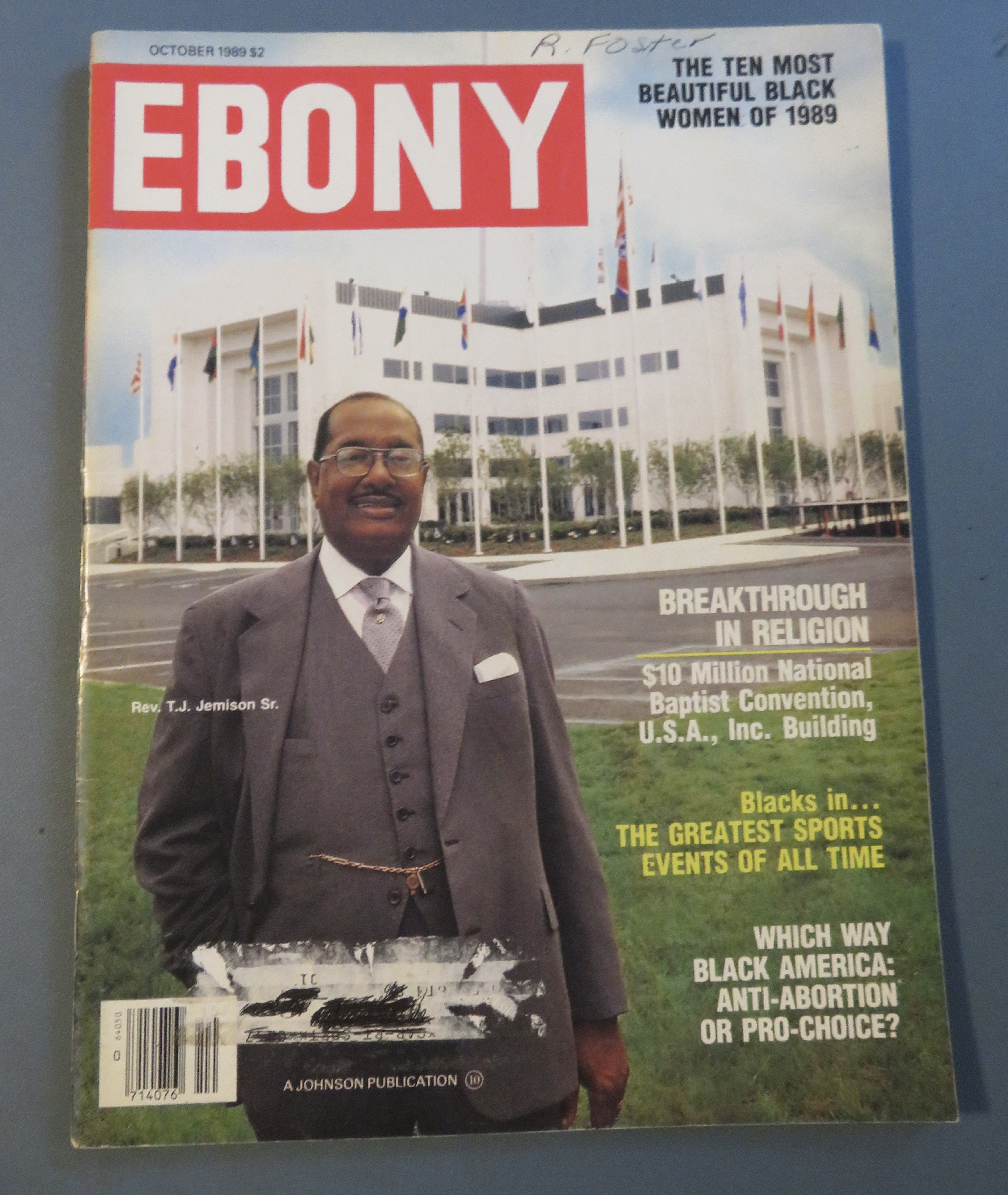 Ebony Magazine October 1989 Breakthrough In Religion