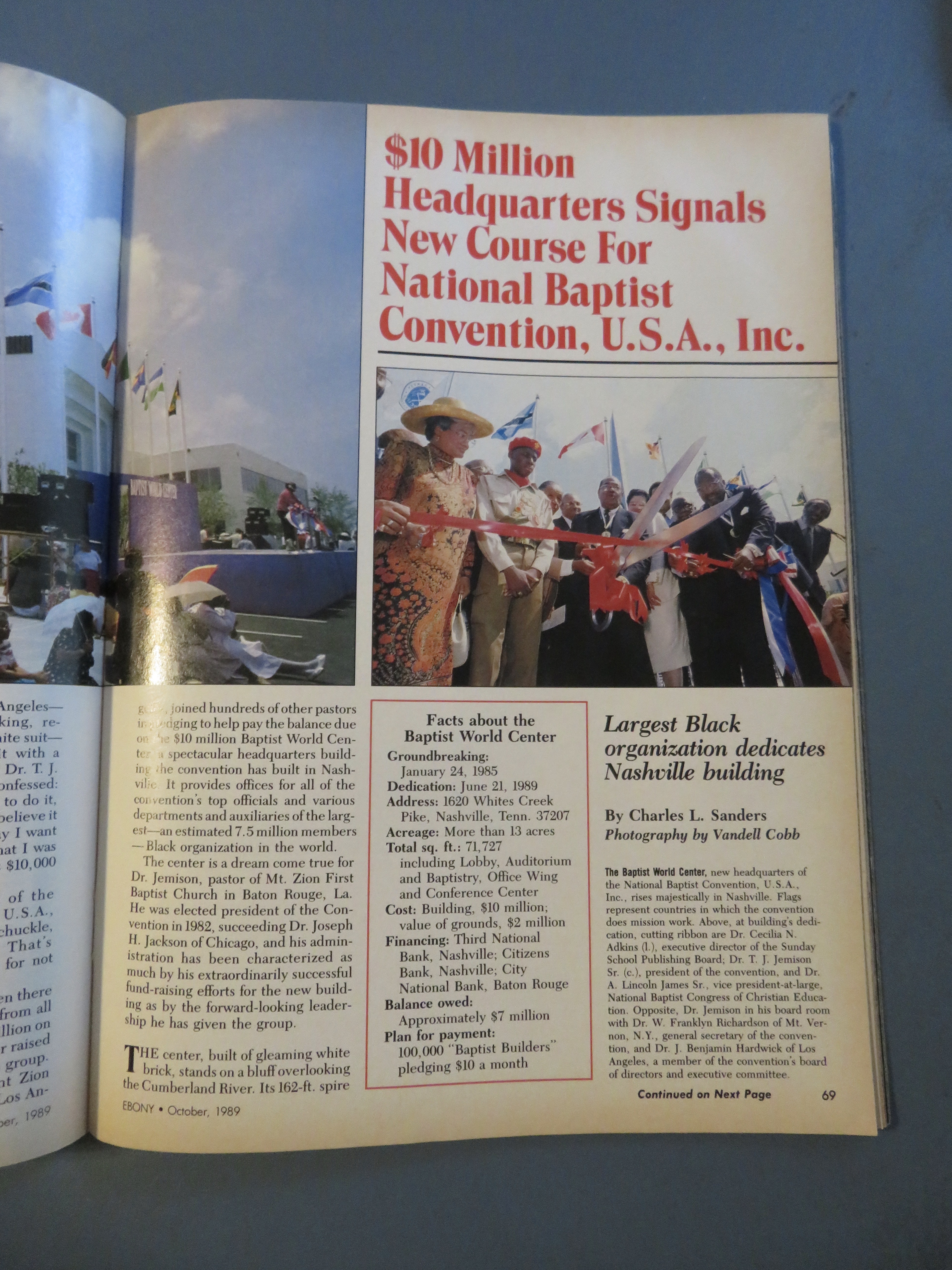 Ebony Magazine October 1989 Breakthrough In Religion