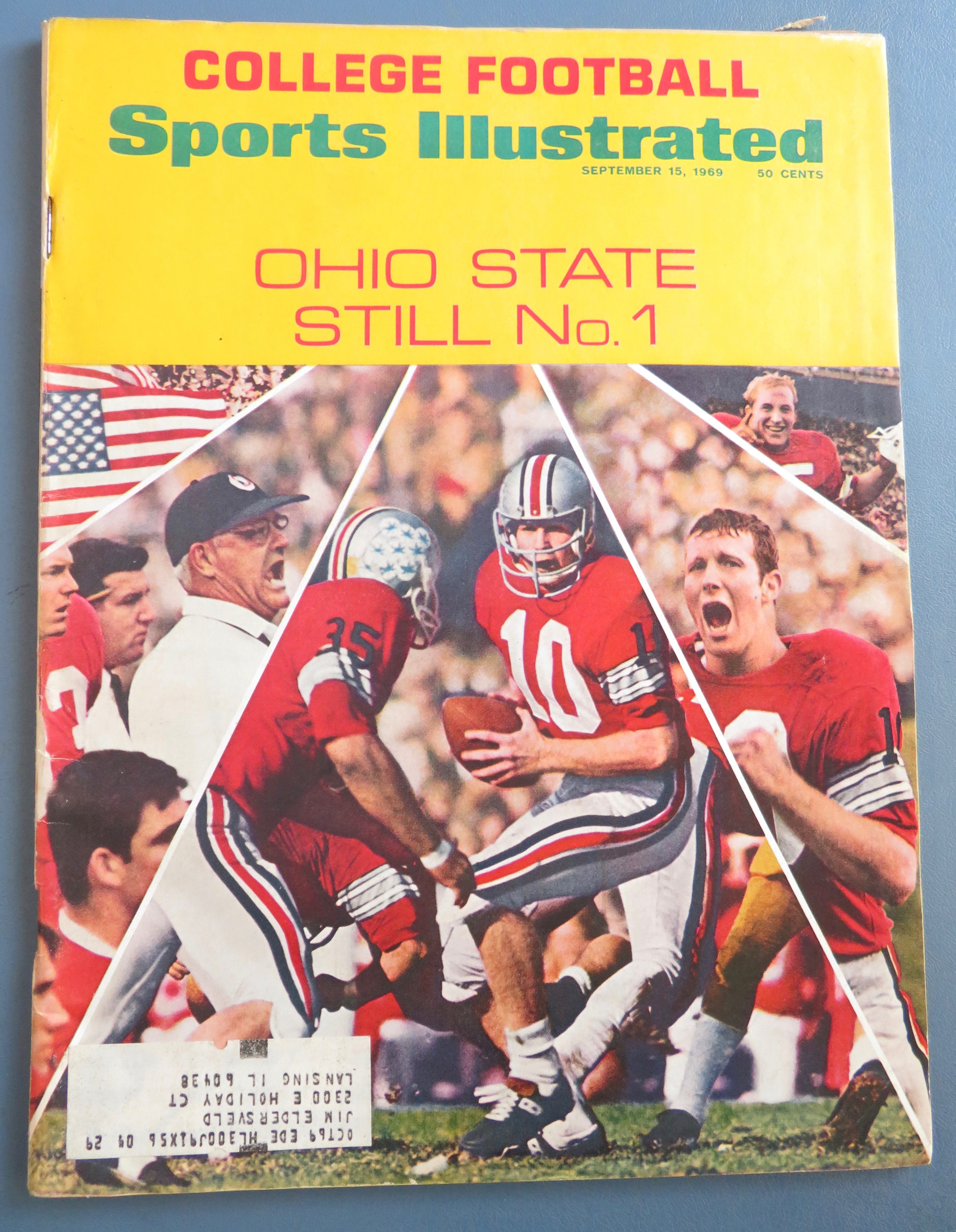Sports Illustrated Magazine September 15, 1969 Ohio
