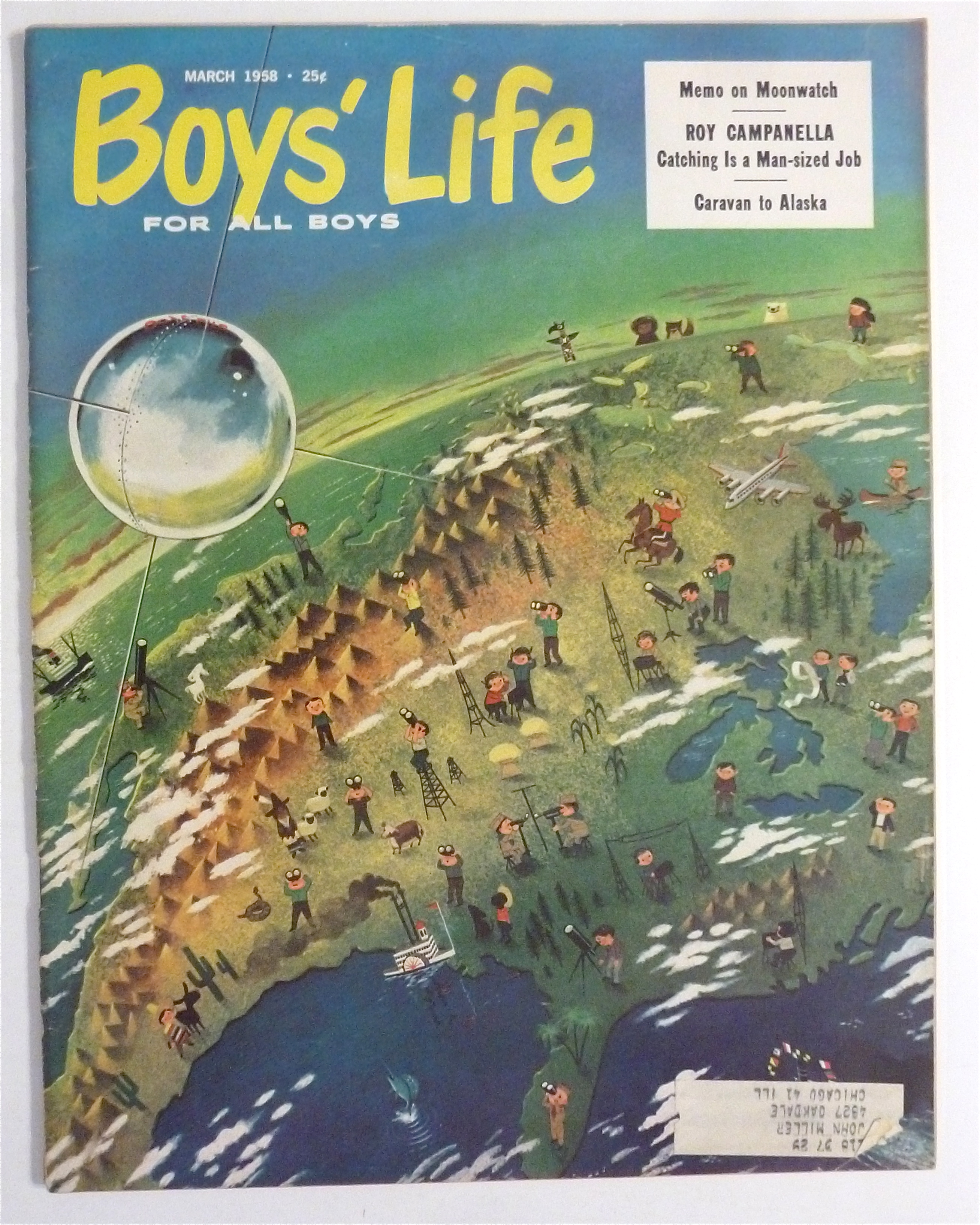 Boys' Life Magazine March 1958 Roy Campanella