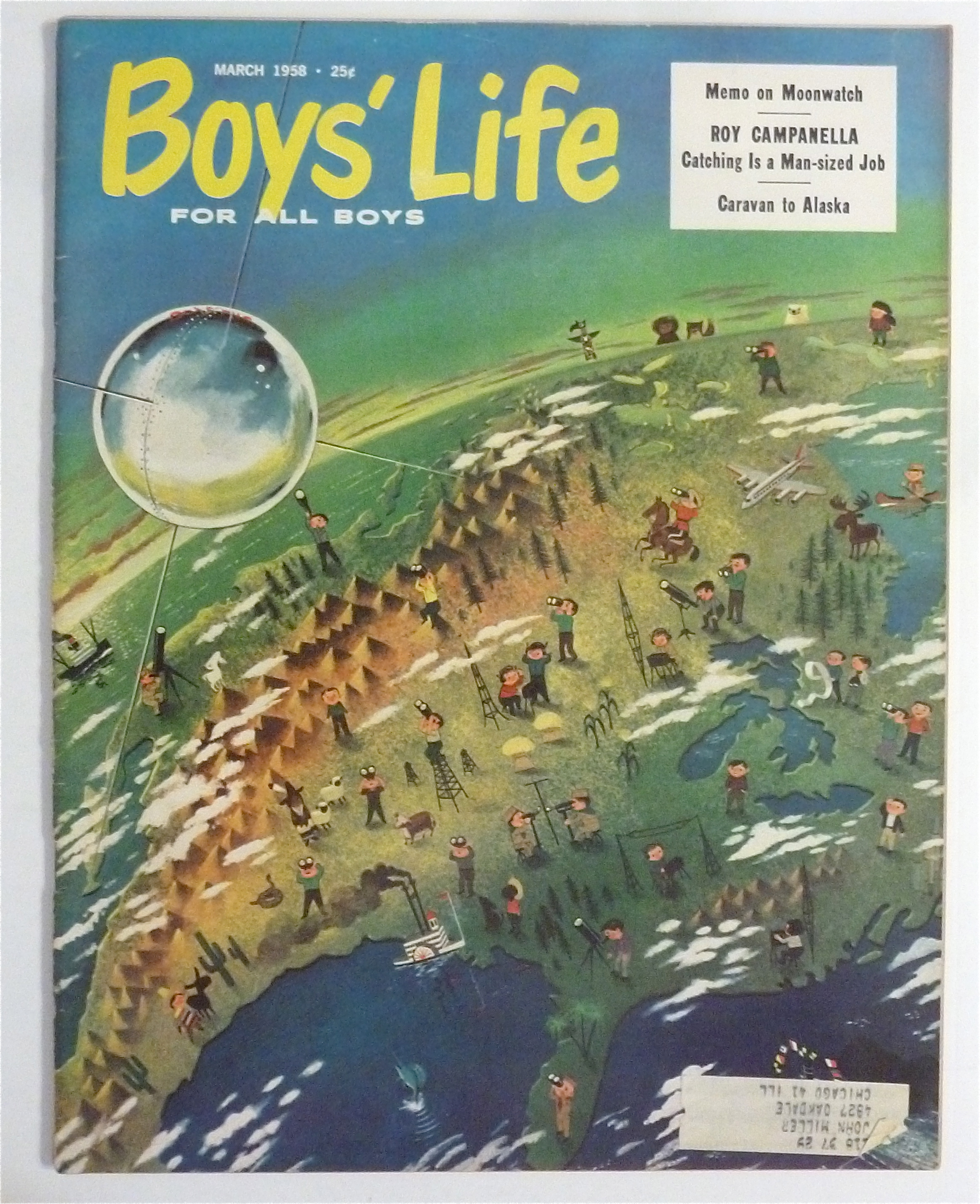 Boys' Life Magazine March 1958 Roy Campanella