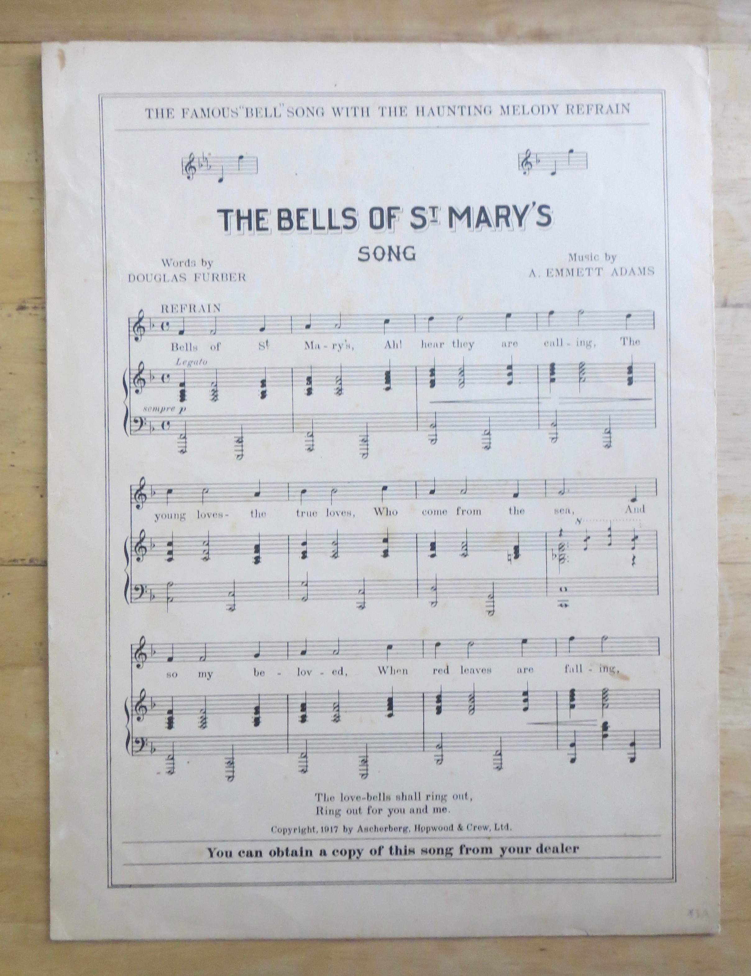 1919 The World Is Waiting For The Sunrise Sheet Music