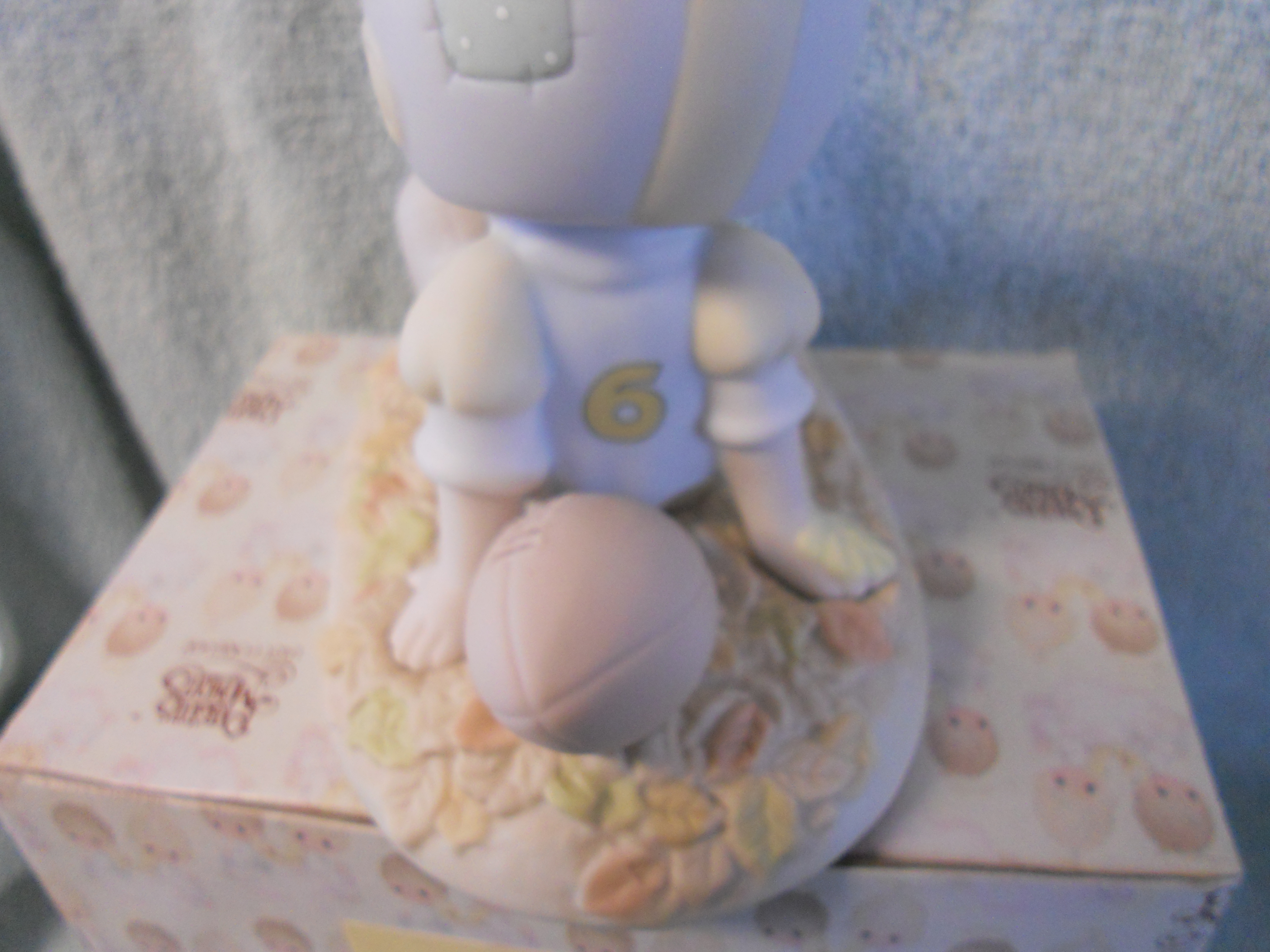 Precious Moments Figurine Touchdowns 1989