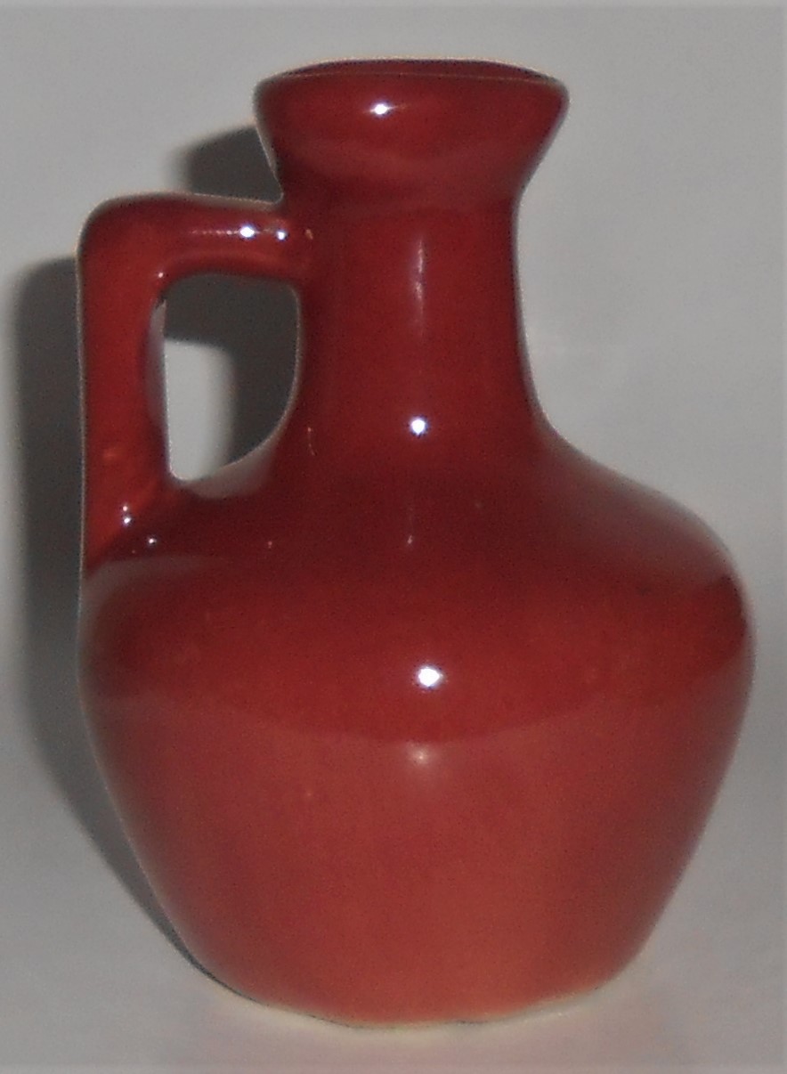 Zanesville Stoneware Pottery Company Small Maroon LN J