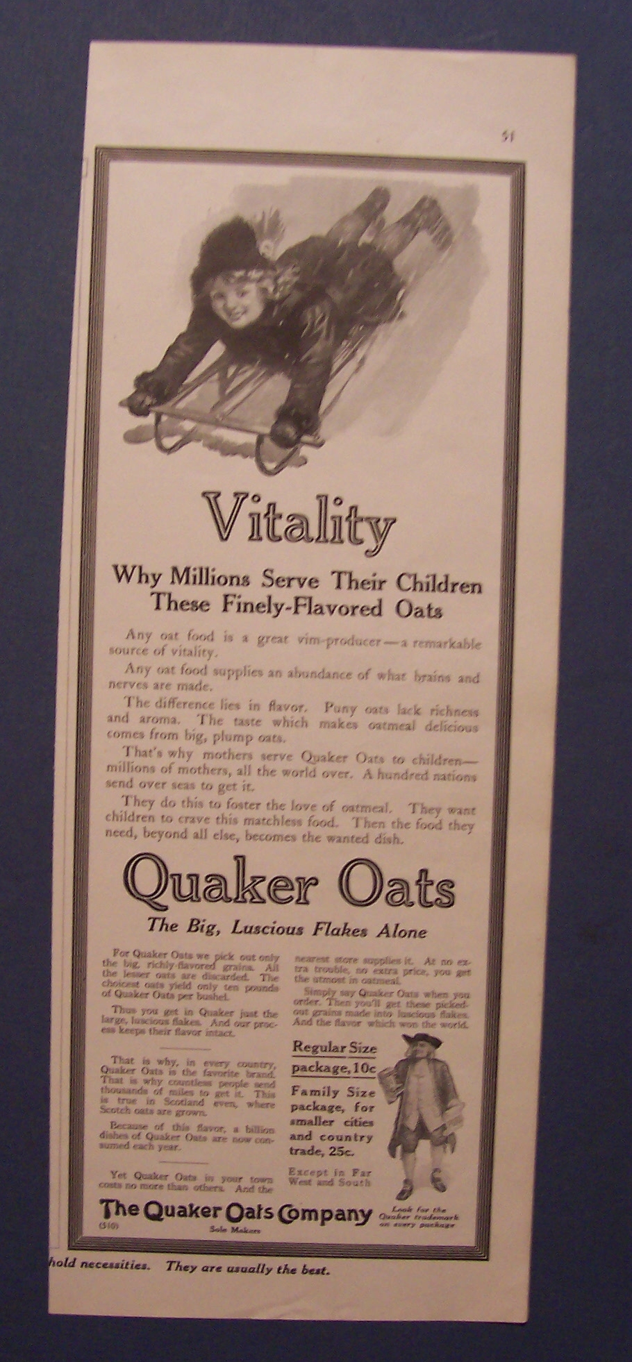 1914  Quaker  Oats