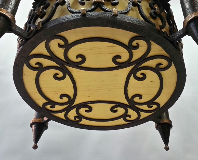 Arts And Crafts Hanging Light     #172