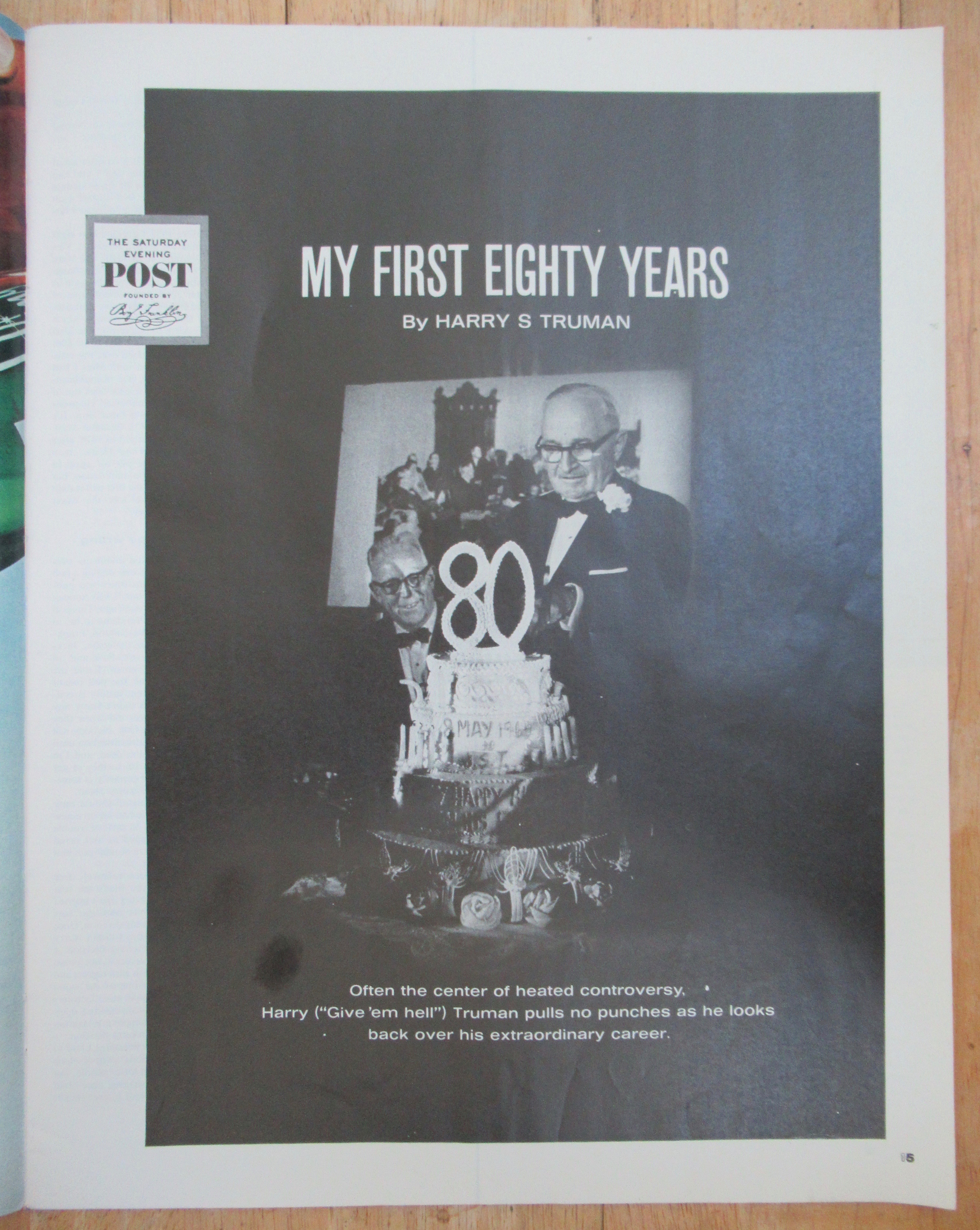 Saturday Evening Post Magazine-June 13, 1964-Truman