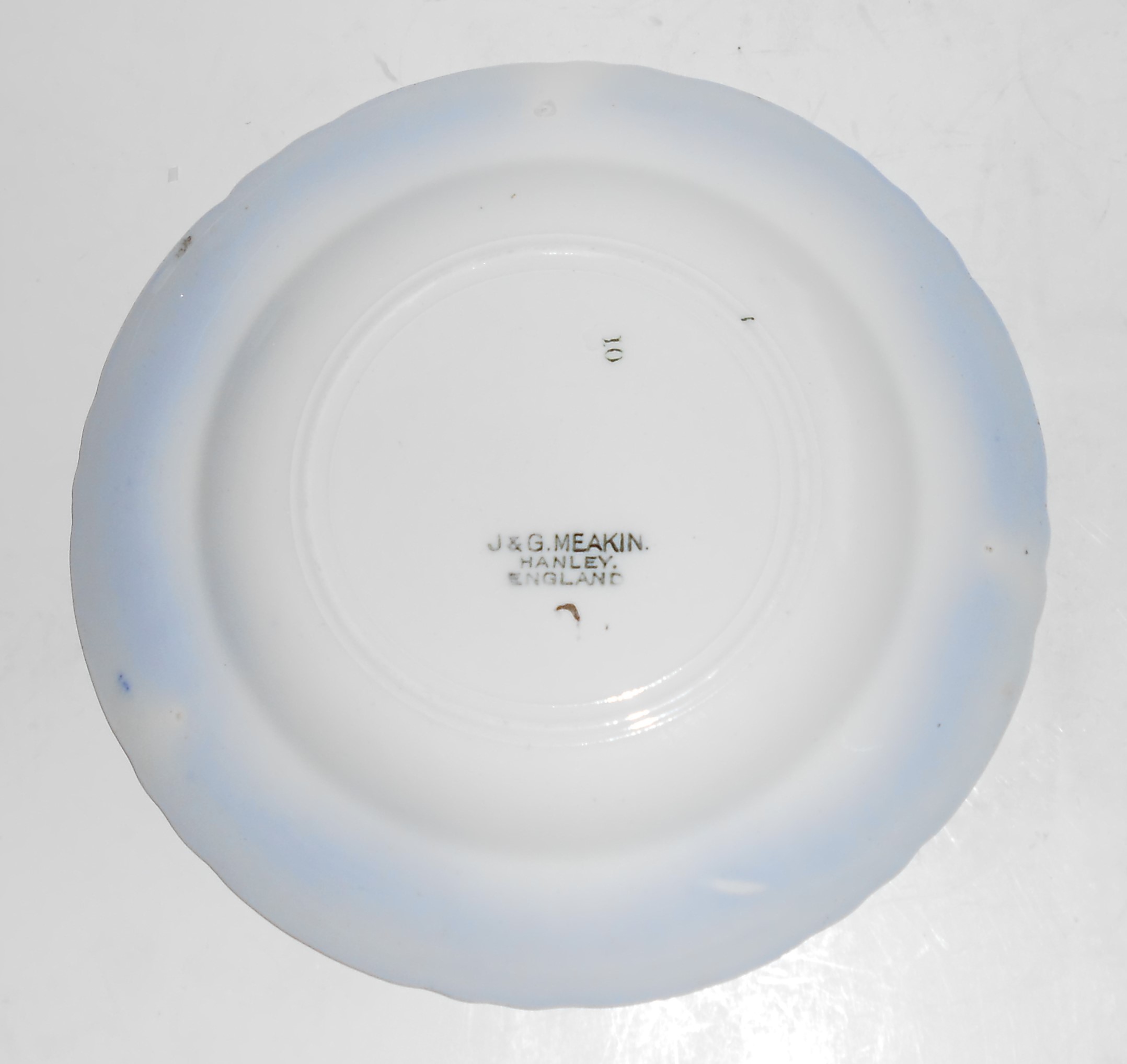 Meito China Porcelain Japan N1055A Flower w/Gold Band C