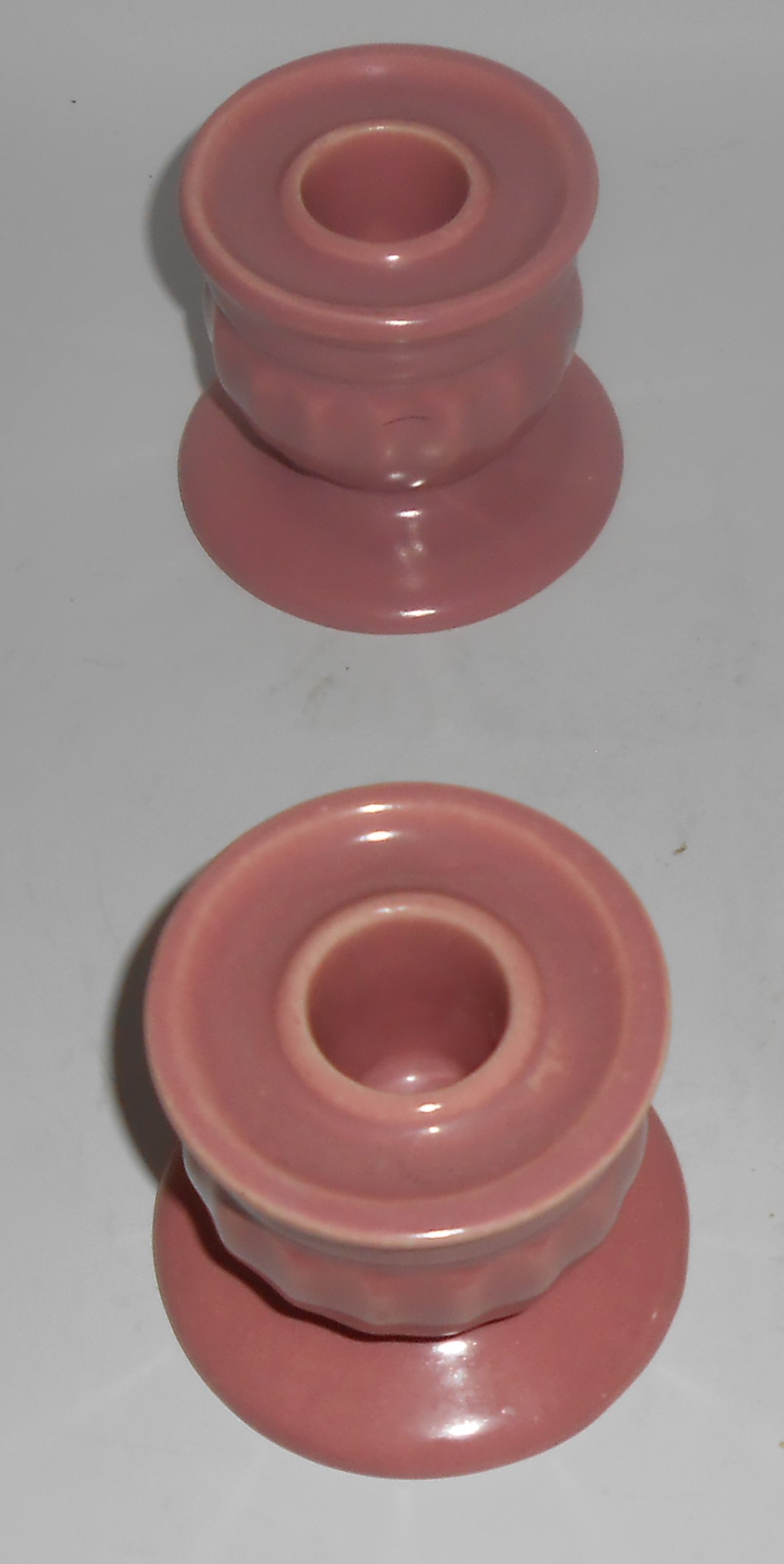 Metlox Pottery Poppy Trail Yorkshire #581 Pair Candle