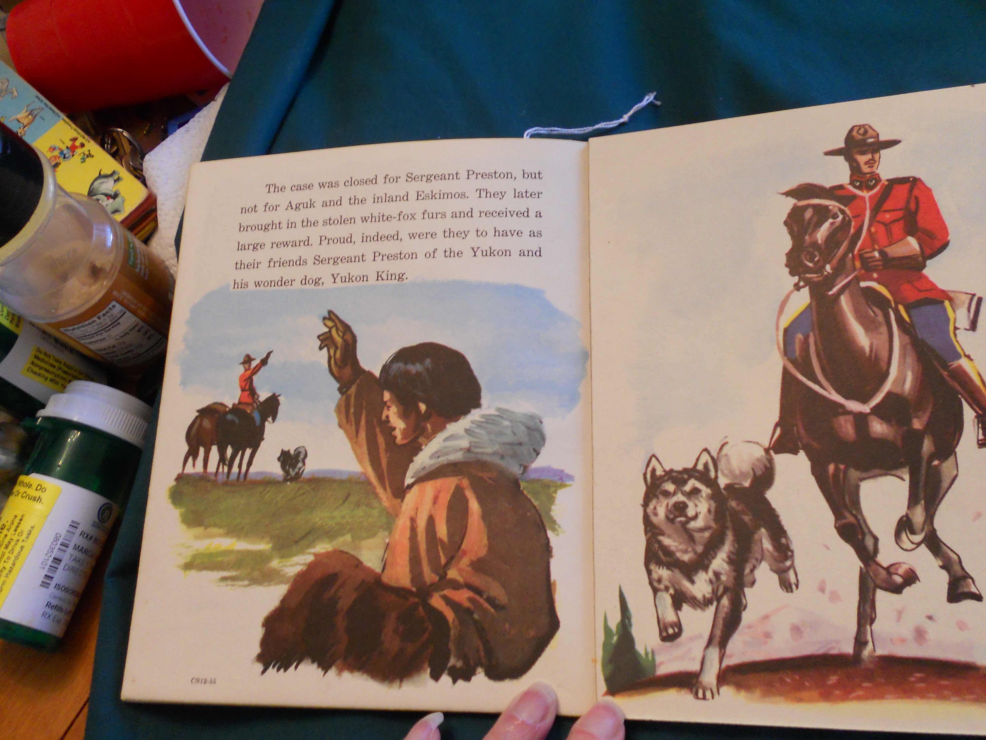 Sergeant Preston and Yukon King Book Mildred H Comfort 1955