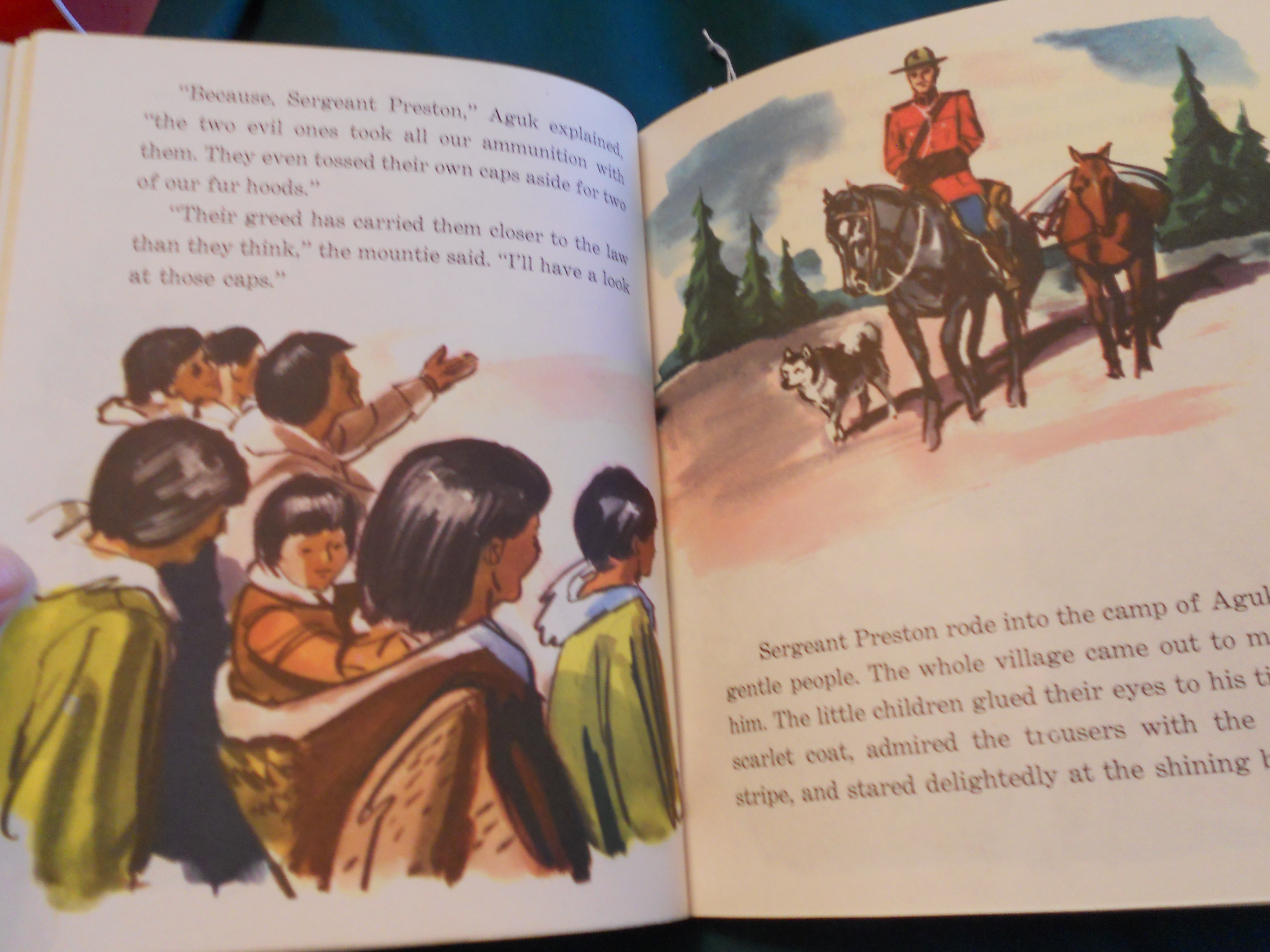 Sergeant Preston and Yukon King Book Mildred H Comfort 1955