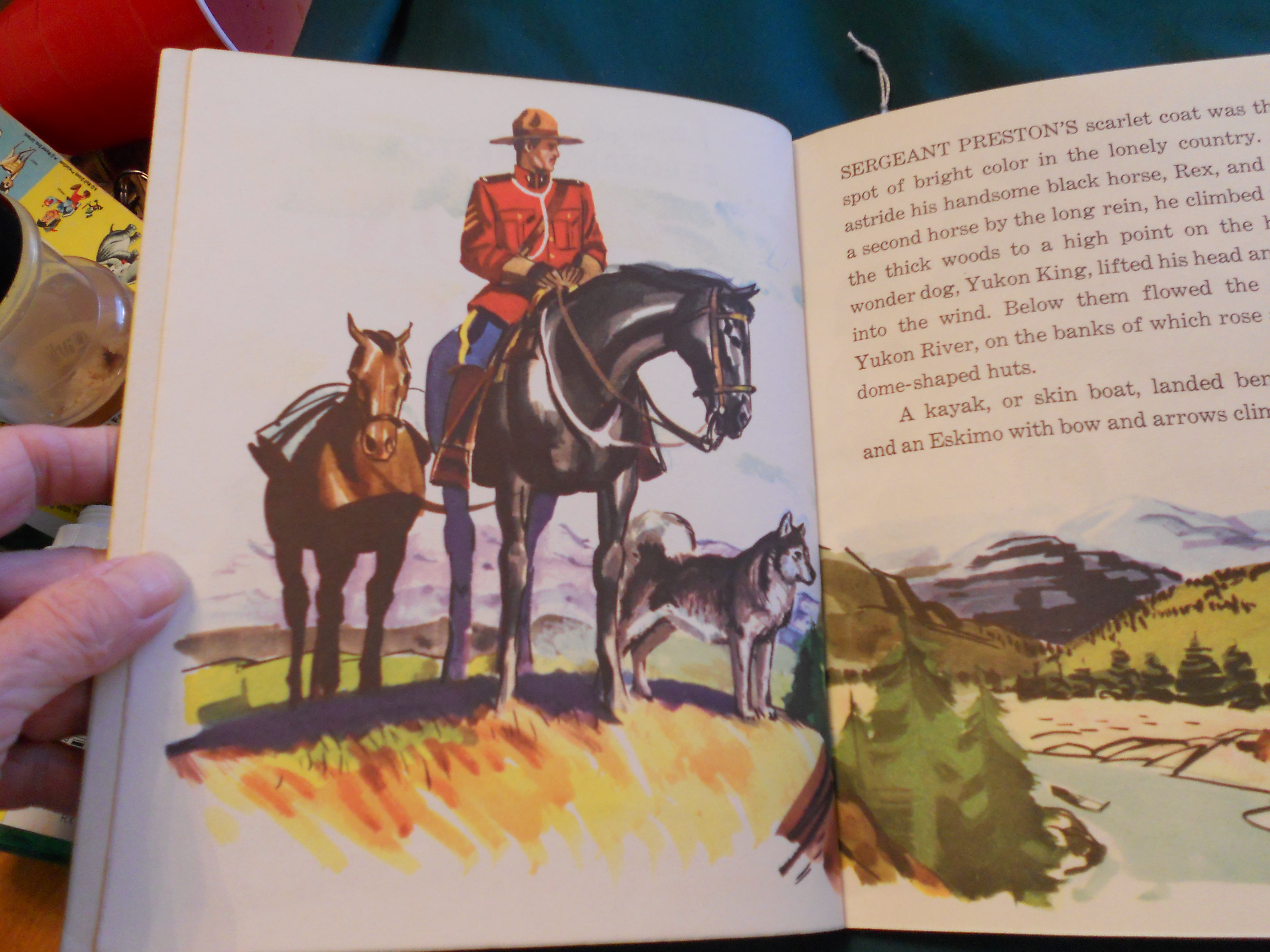 Sergeant Preston and Yukon King Book Mildred H Comfort 1955
